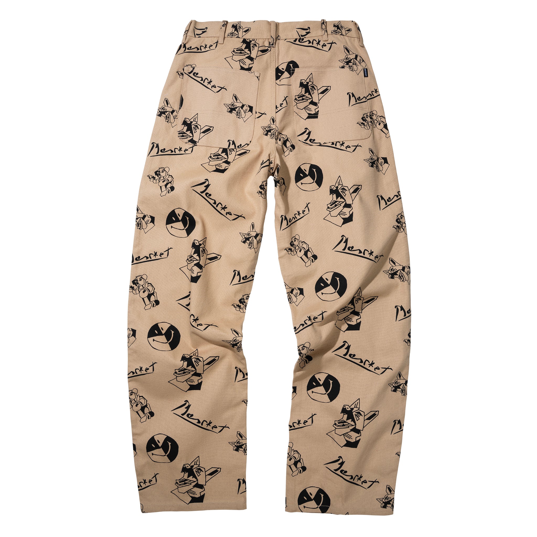 SMILEY CUBISM DOUBLE KNEE PANT