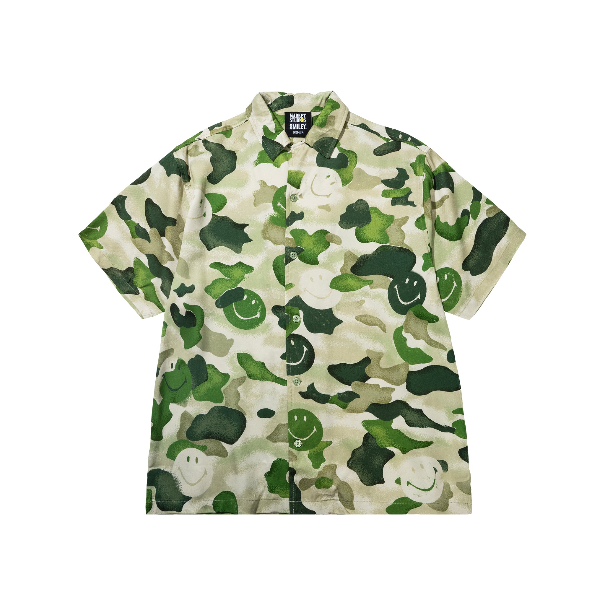 SMILEY CAMOUFLAGE SS WOVEN