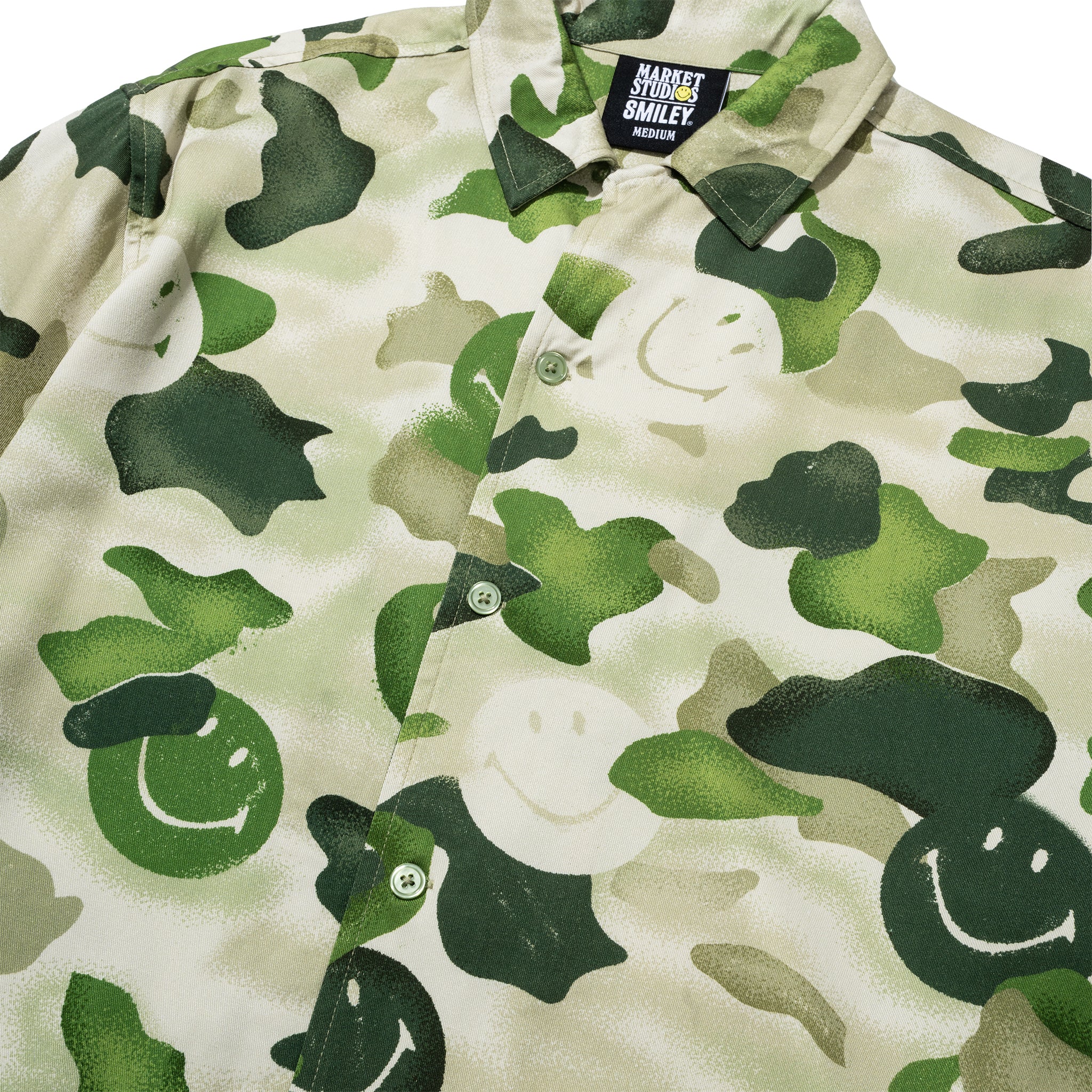 SMILEY CAMOUFLAGE SS WOVEN