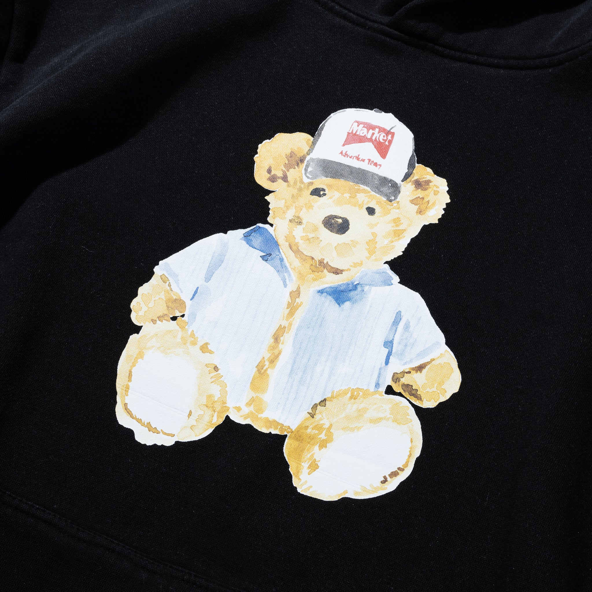 WATERCOLOR TEDDY HOODIE