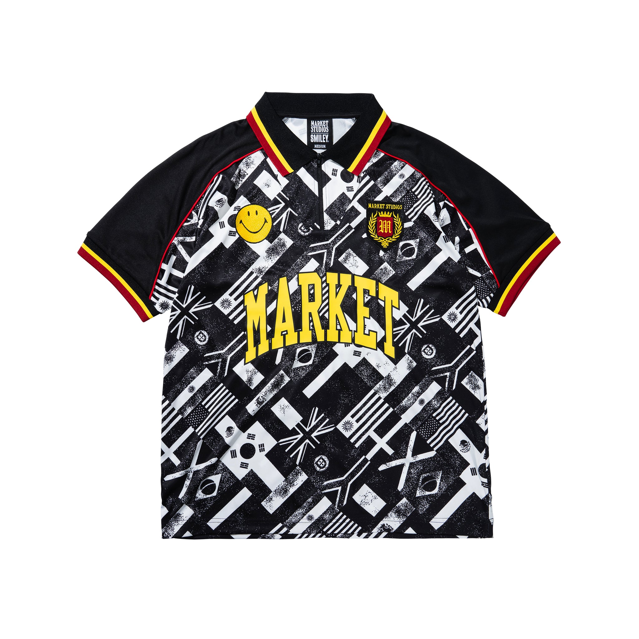 SMILEY INTERNATIONAL FLAGS SS SOCCER JERSEY