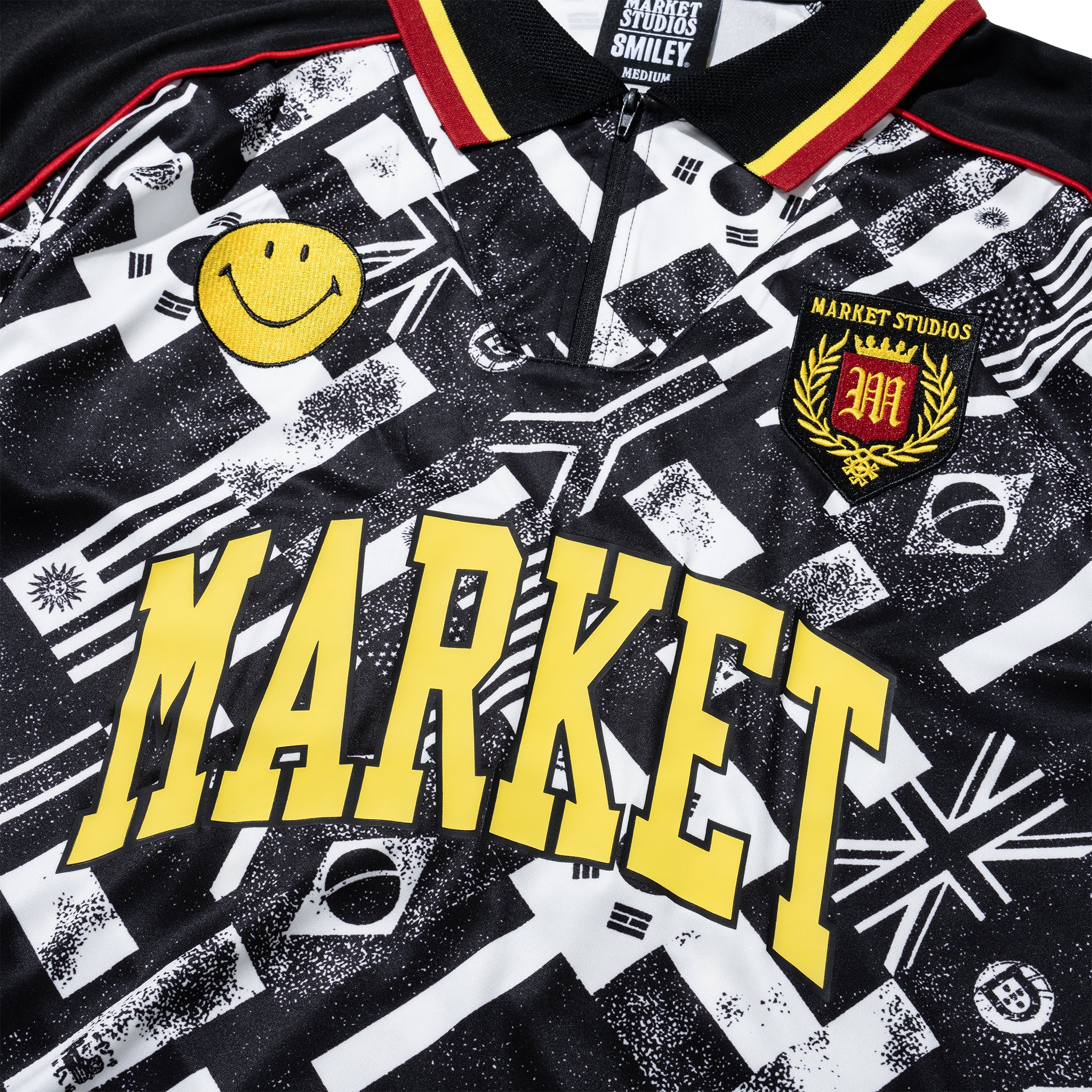 SMILEY INTERNATIONAL FLAGS SS SOCCER JERSEY