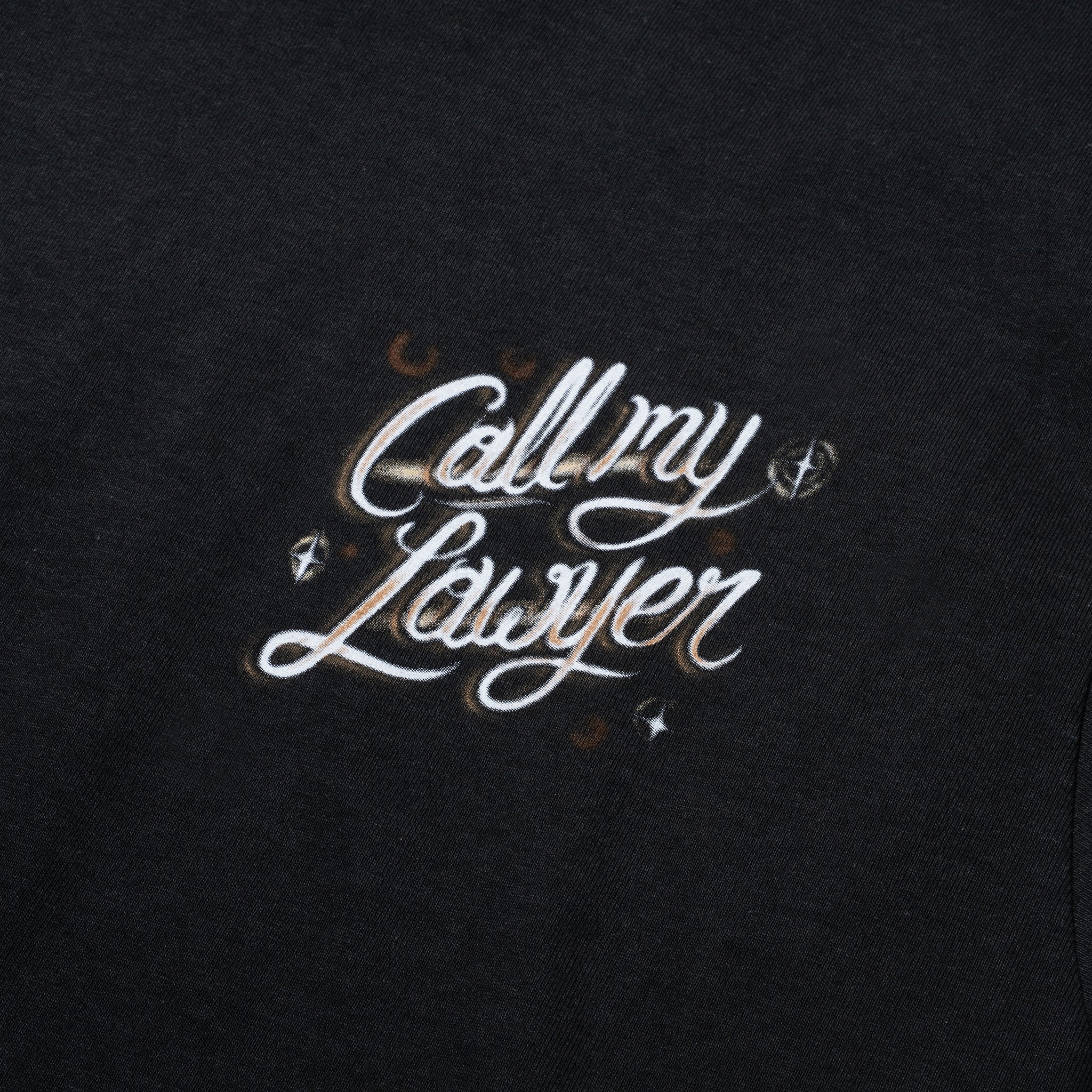 AIRBRUSH CALL MY LAWYER T-SHIRT