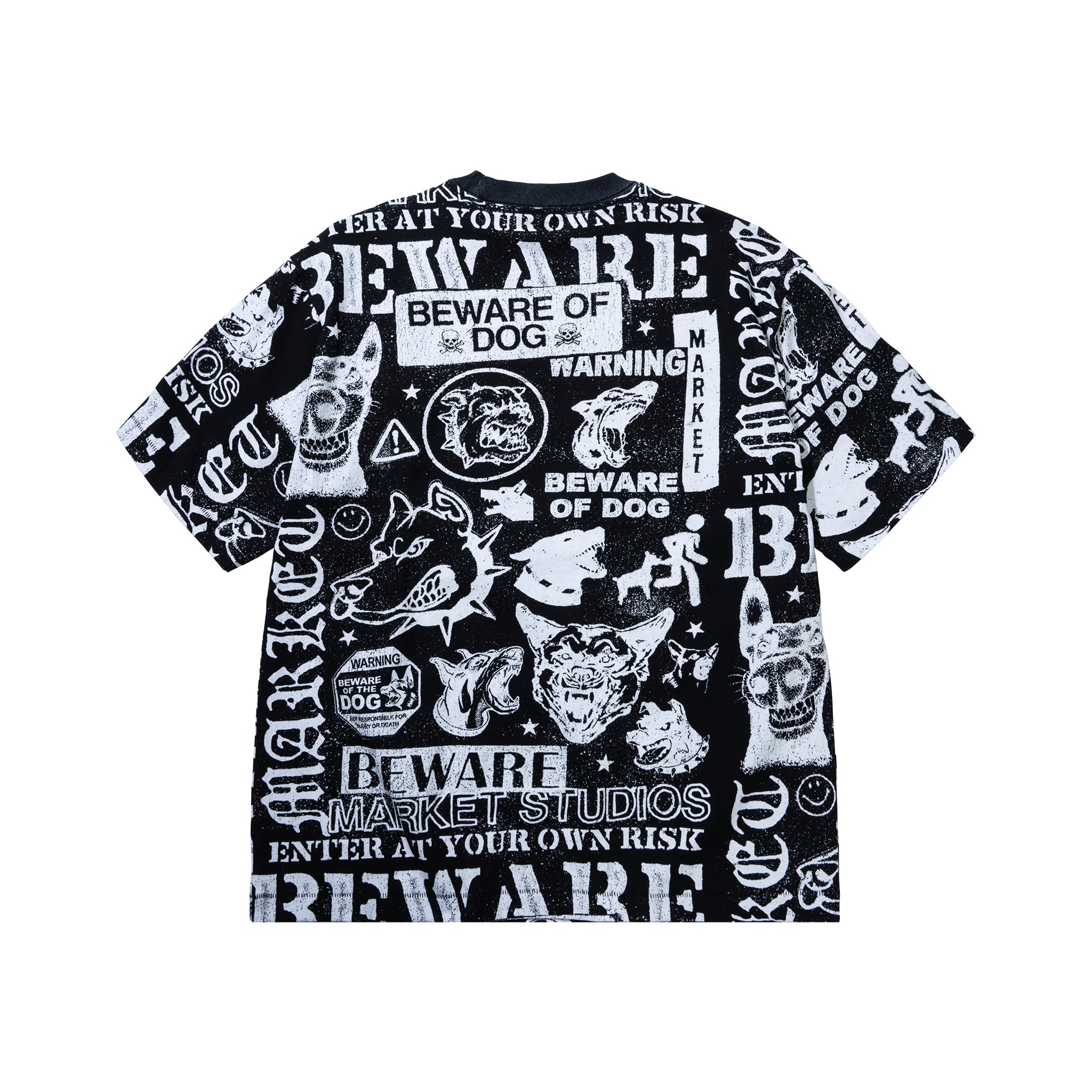 BEWARE ALL OVER T-SHIRT