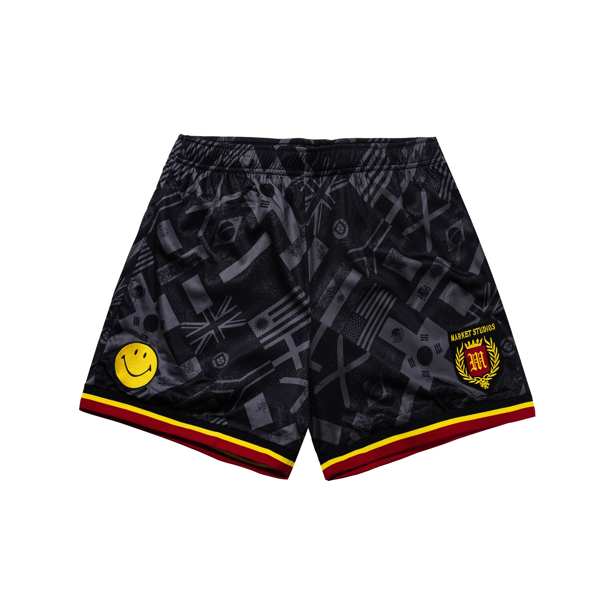 SMILEY INTERNATIONAL FLAGS SOCCER SHORTS