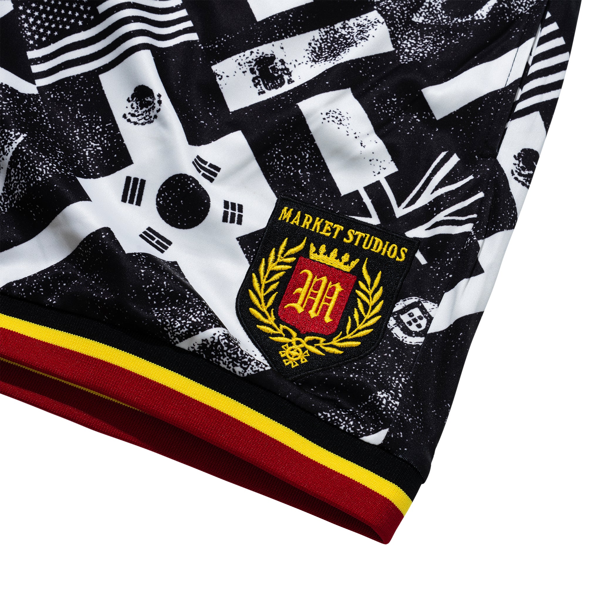 SMILEY INTERNATIONAL FLAGS SOCCER SHORTS