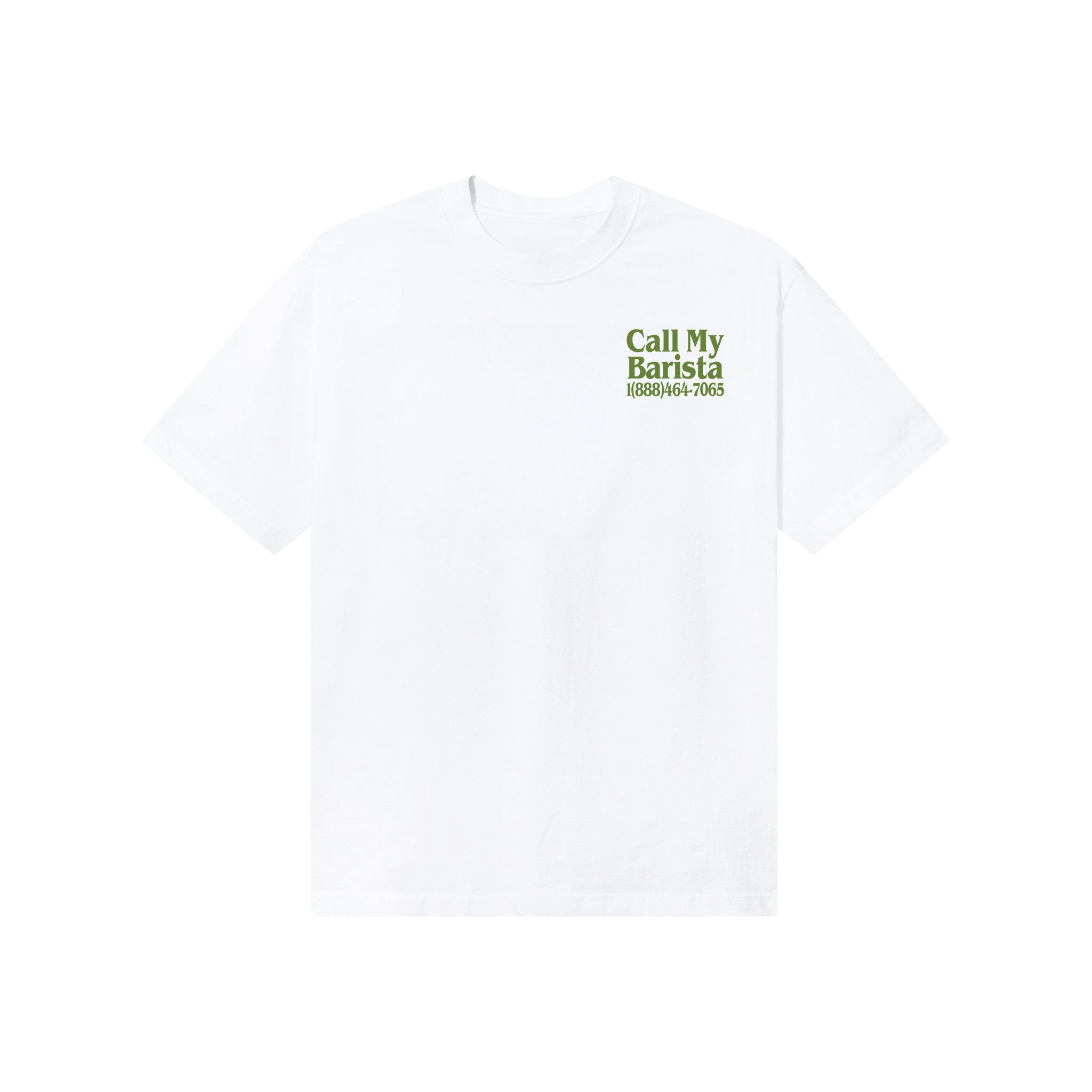 CALL MY BARISTA BEAR T-SHIRT