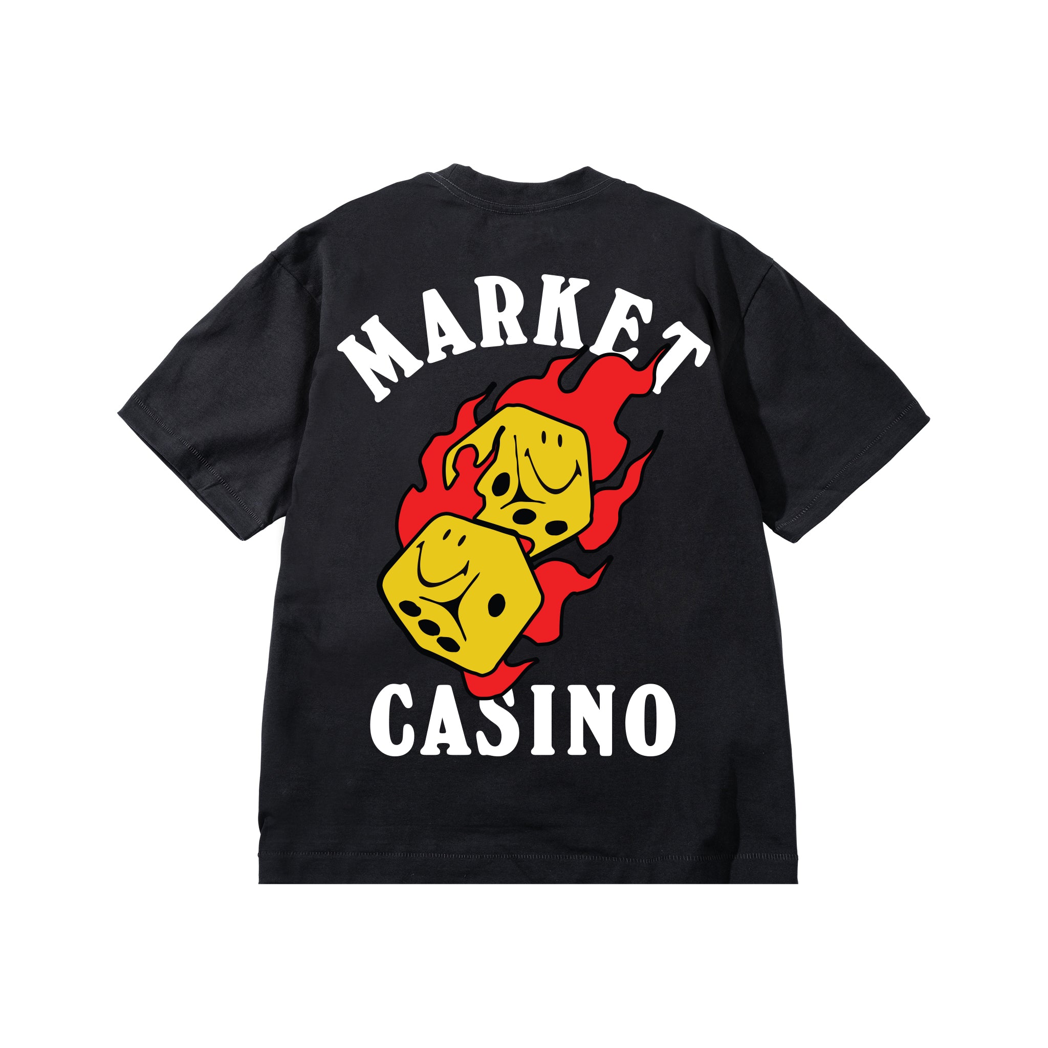 FLAMING DICE T-SHIRT