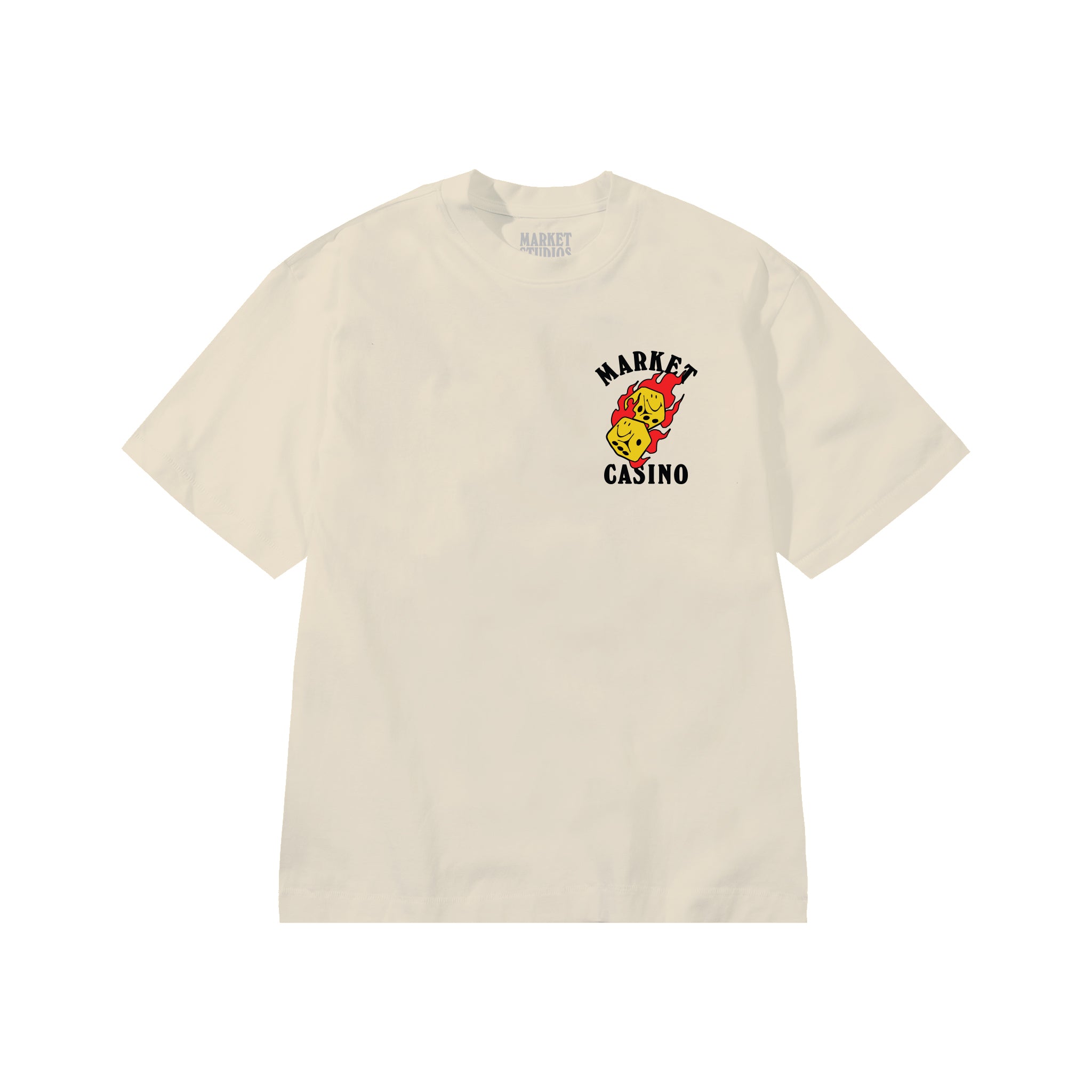 FLAMING DICE T-SHIRT