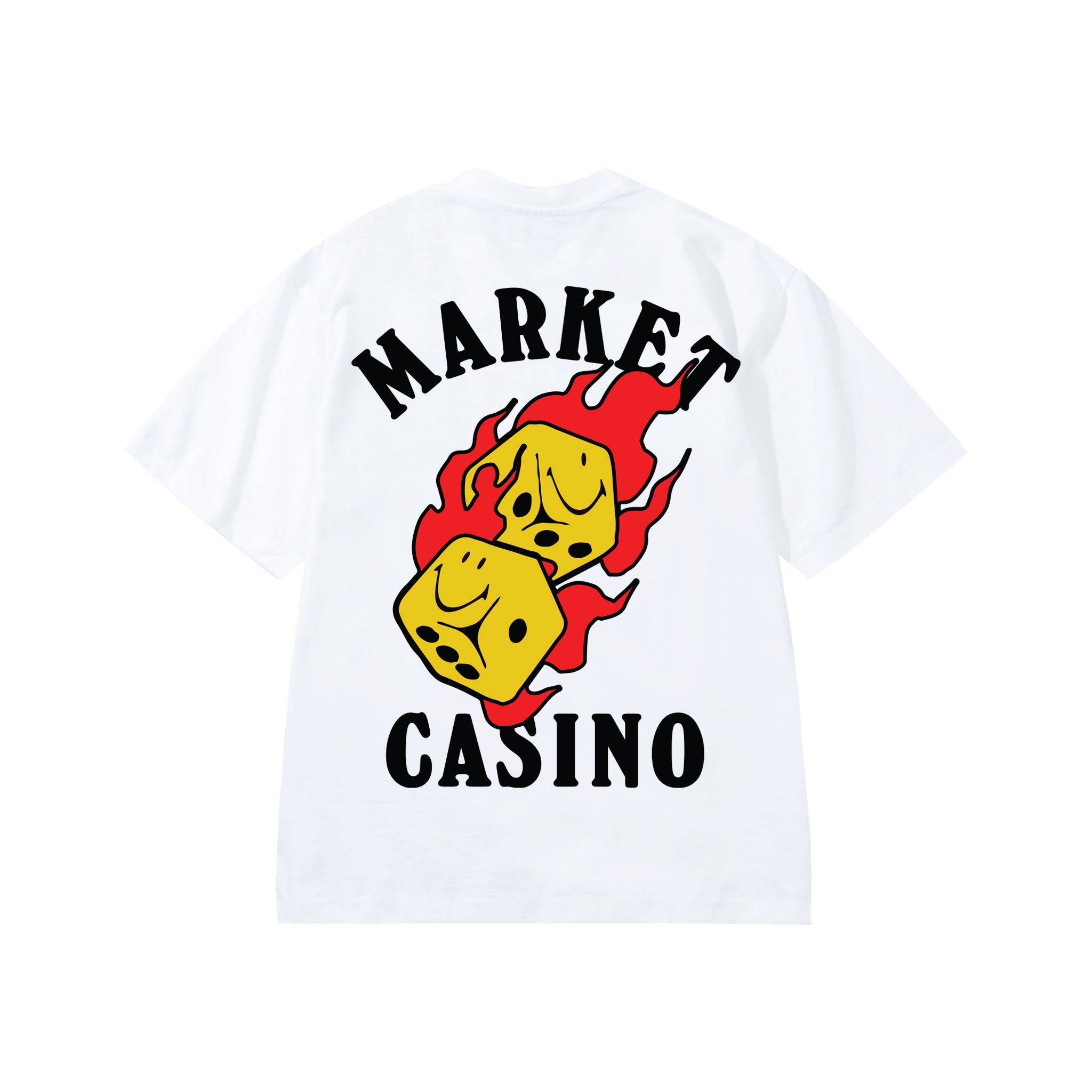 FLAMING DICE T-SHIRT