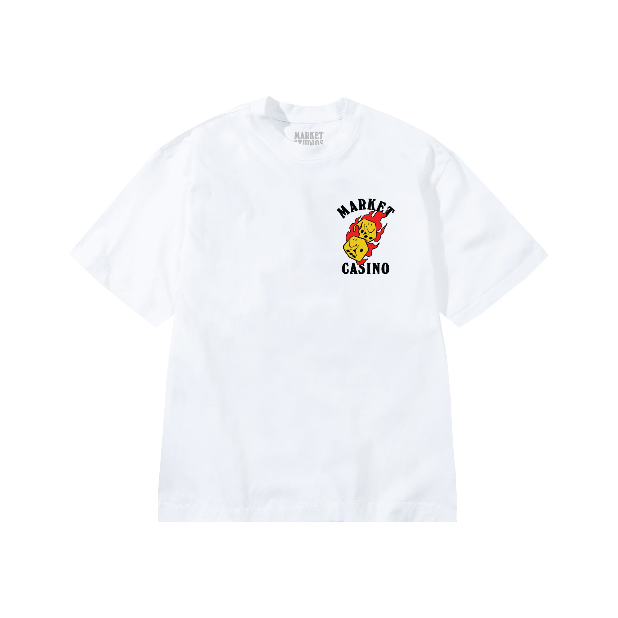 FLAMING DICE T-SHIRT