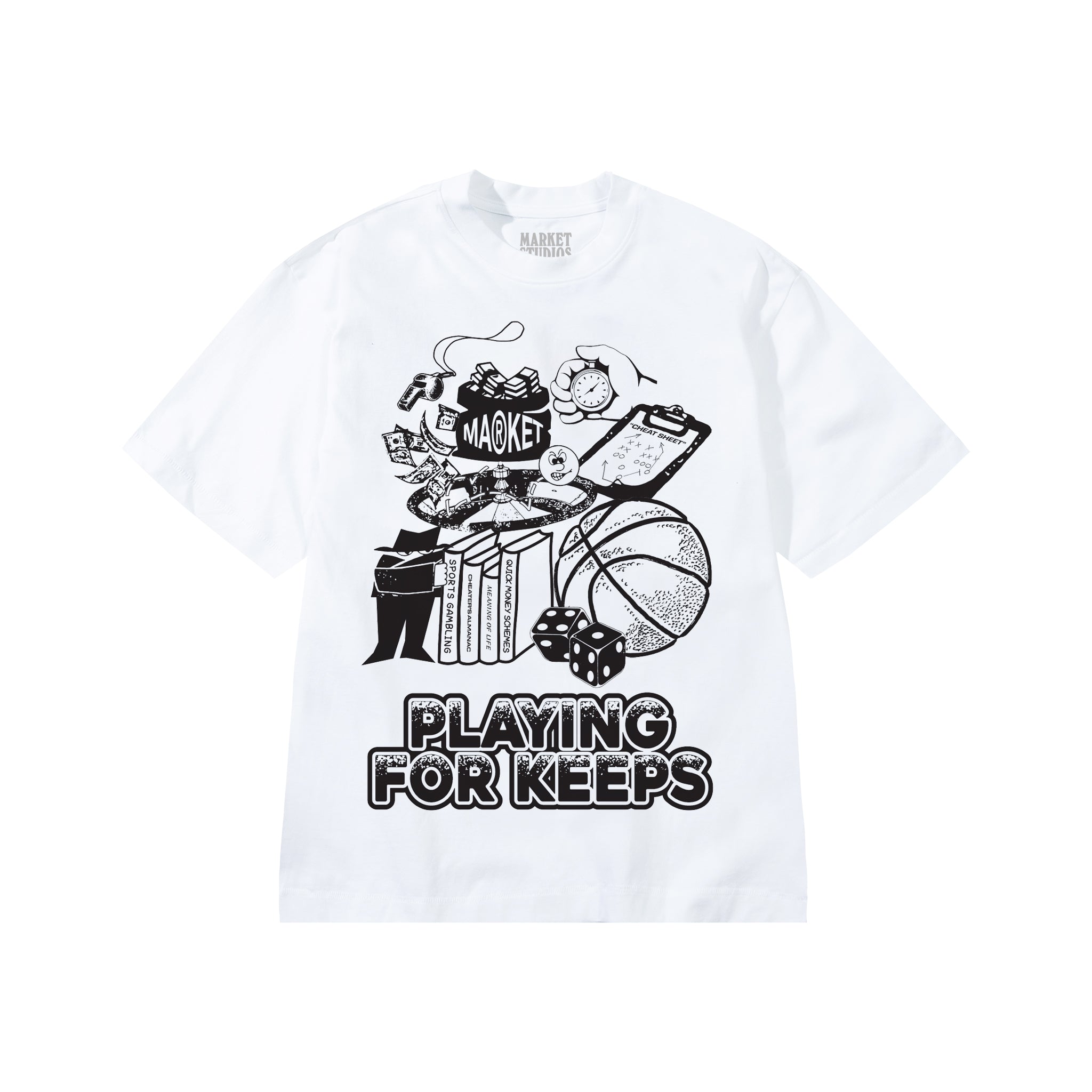 PLAYING FOR KEEPS T-SHIRT