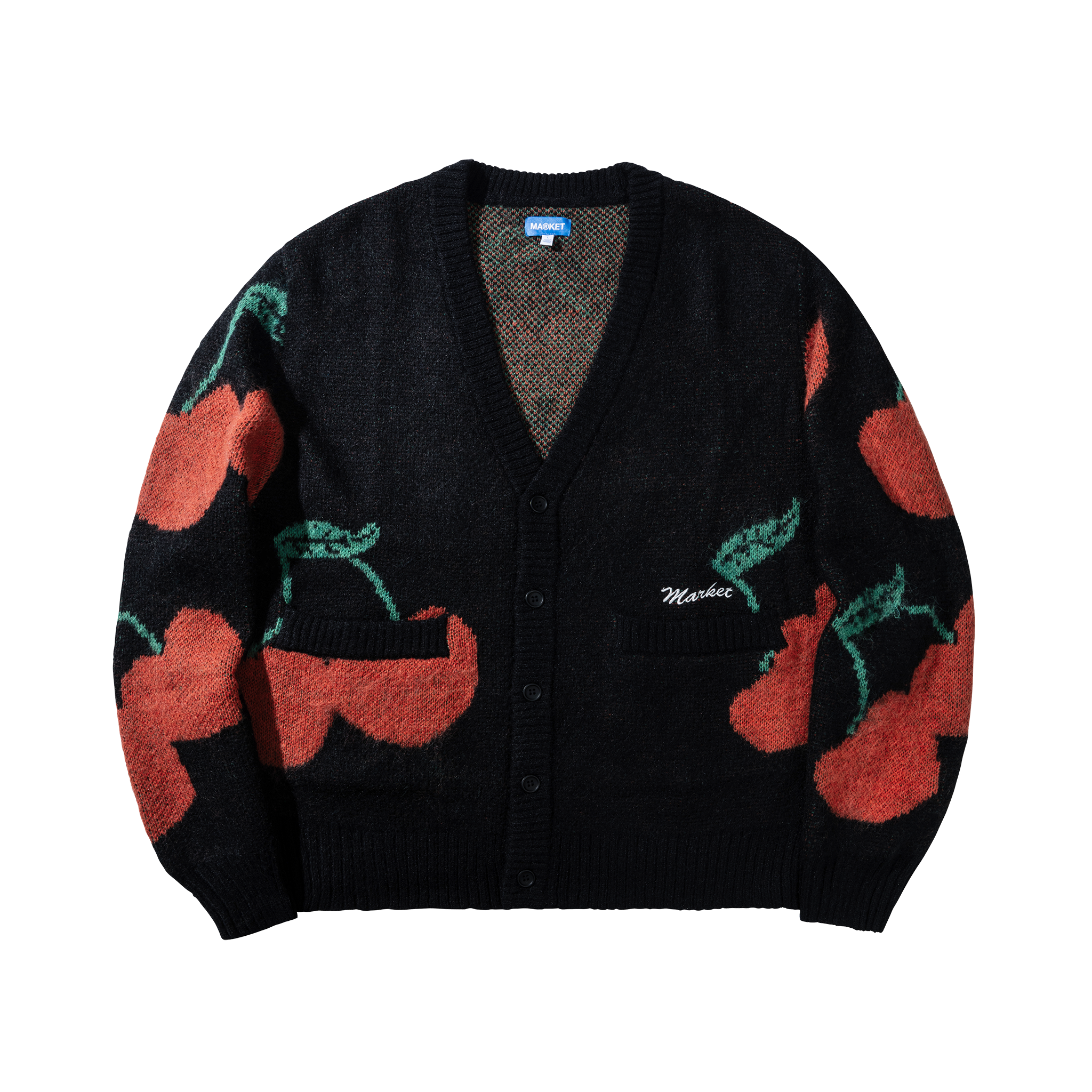 DOUBLE CHERRIES CARDIGAN