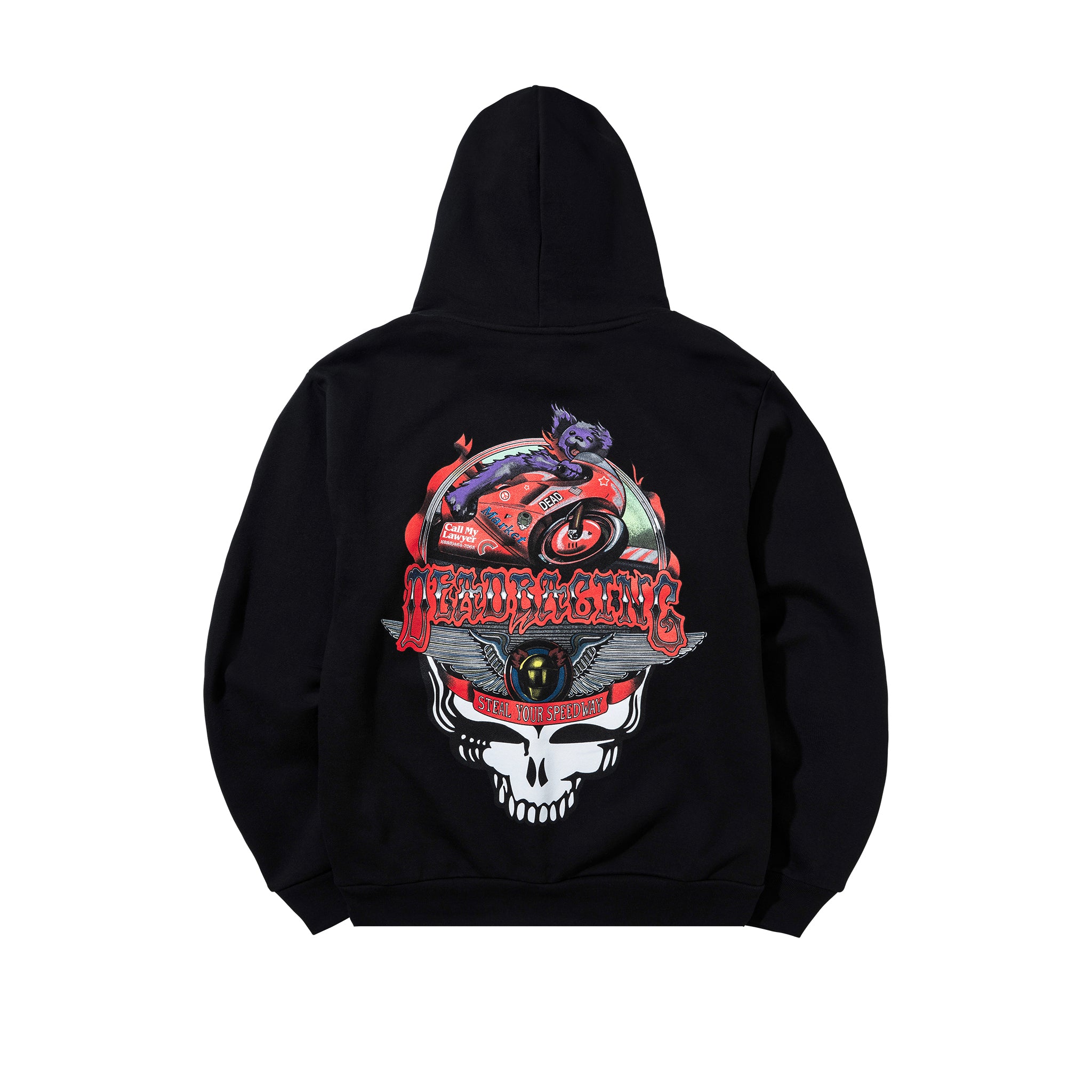 GD X MARKET STEALIE MOTO BEAR HOODIE