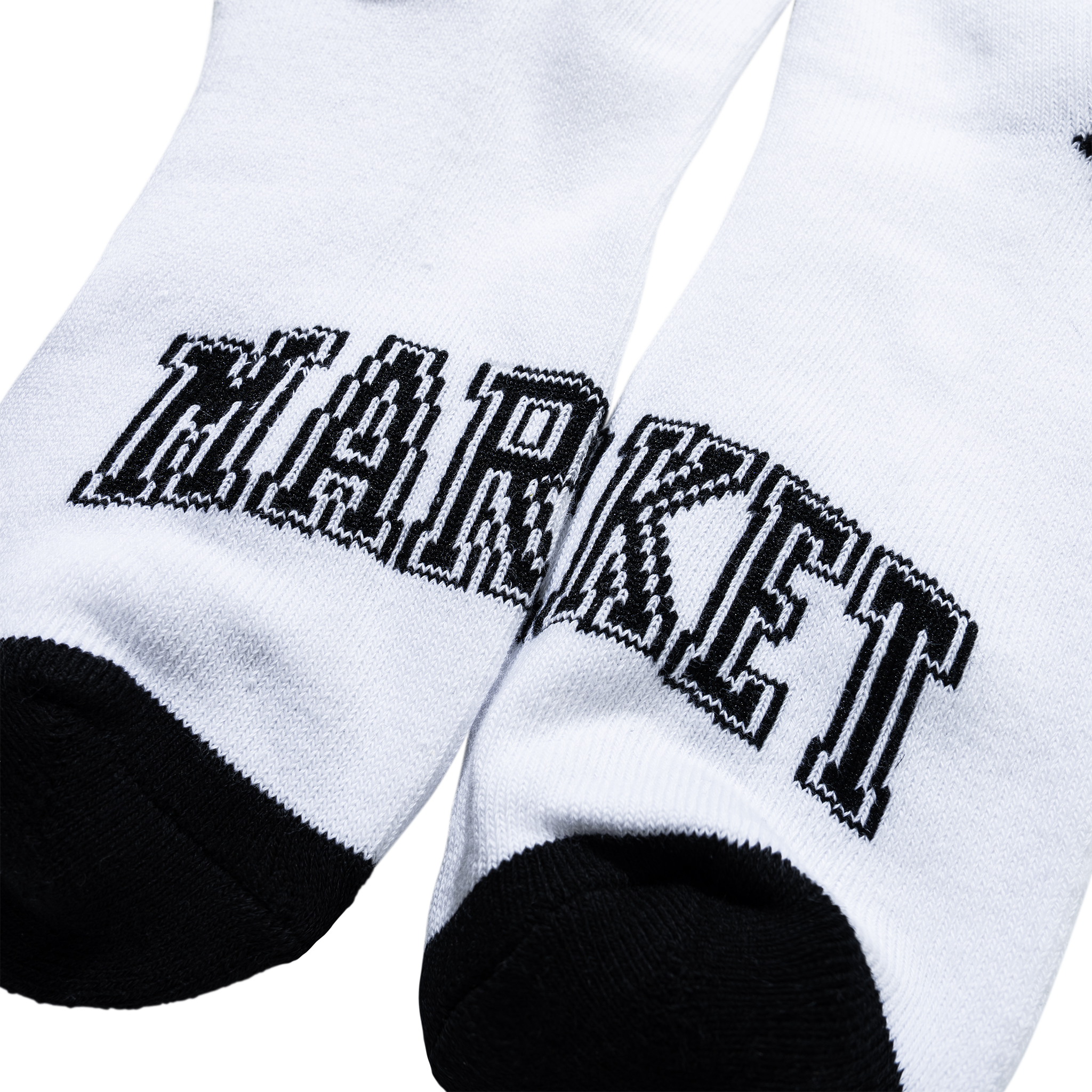CORE STRIPE CREW SOCKS - WHITE