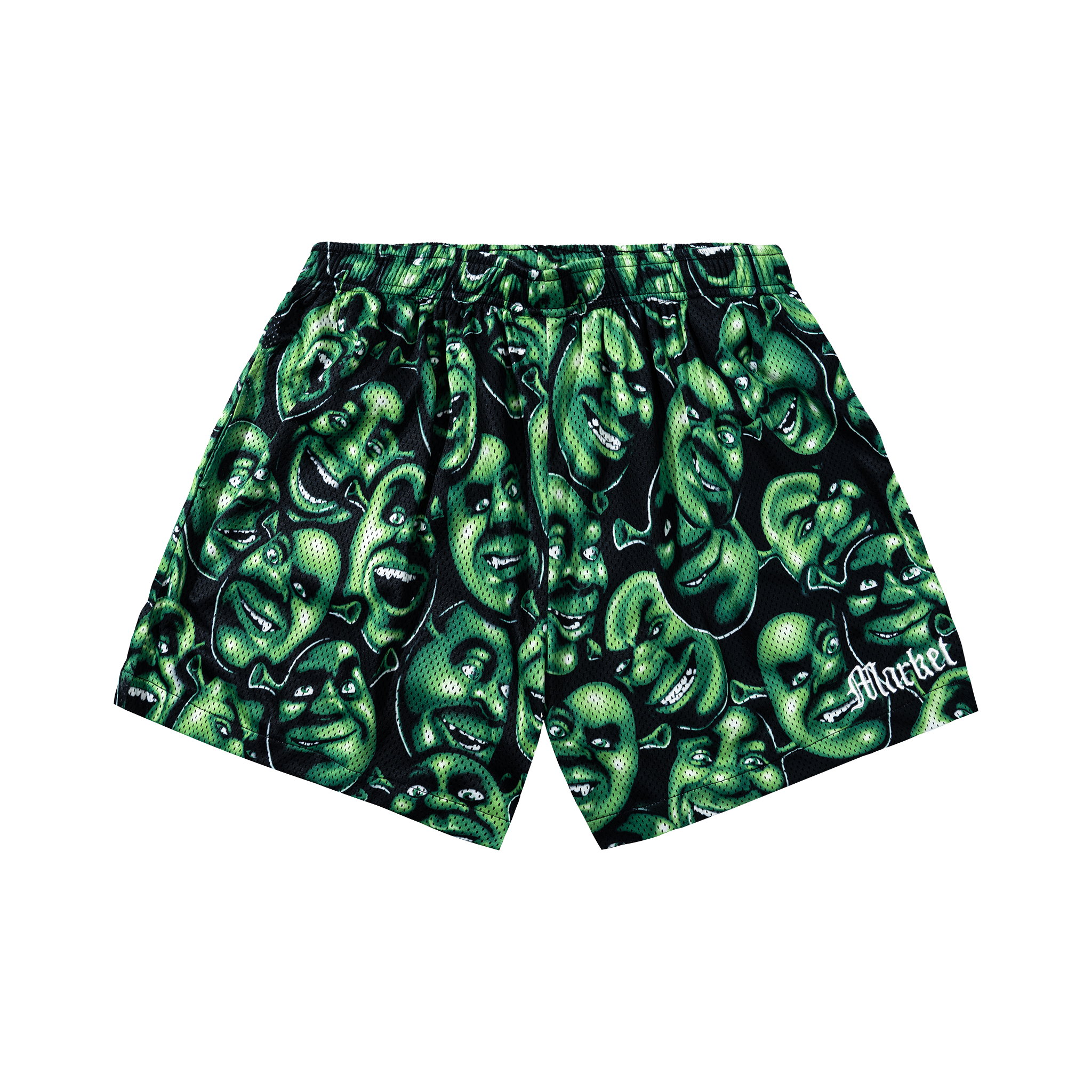 MARKET X SHREK AOP MESH SHORTS