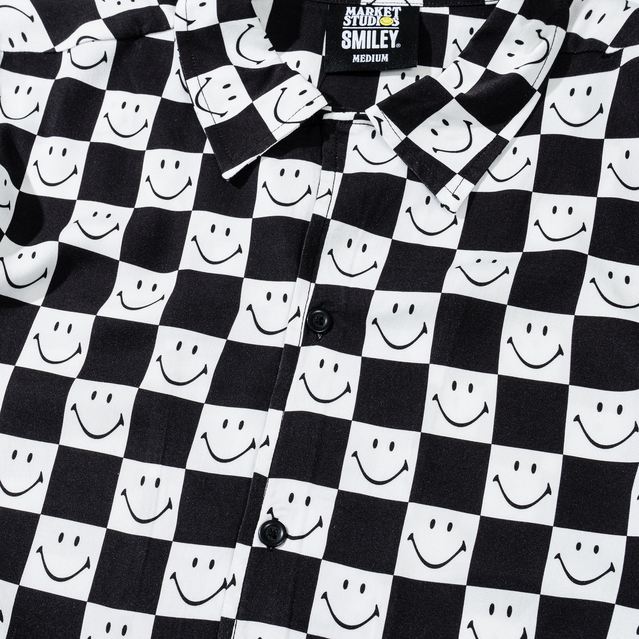 SMILEY CHECKERBOARD SS WOVEN