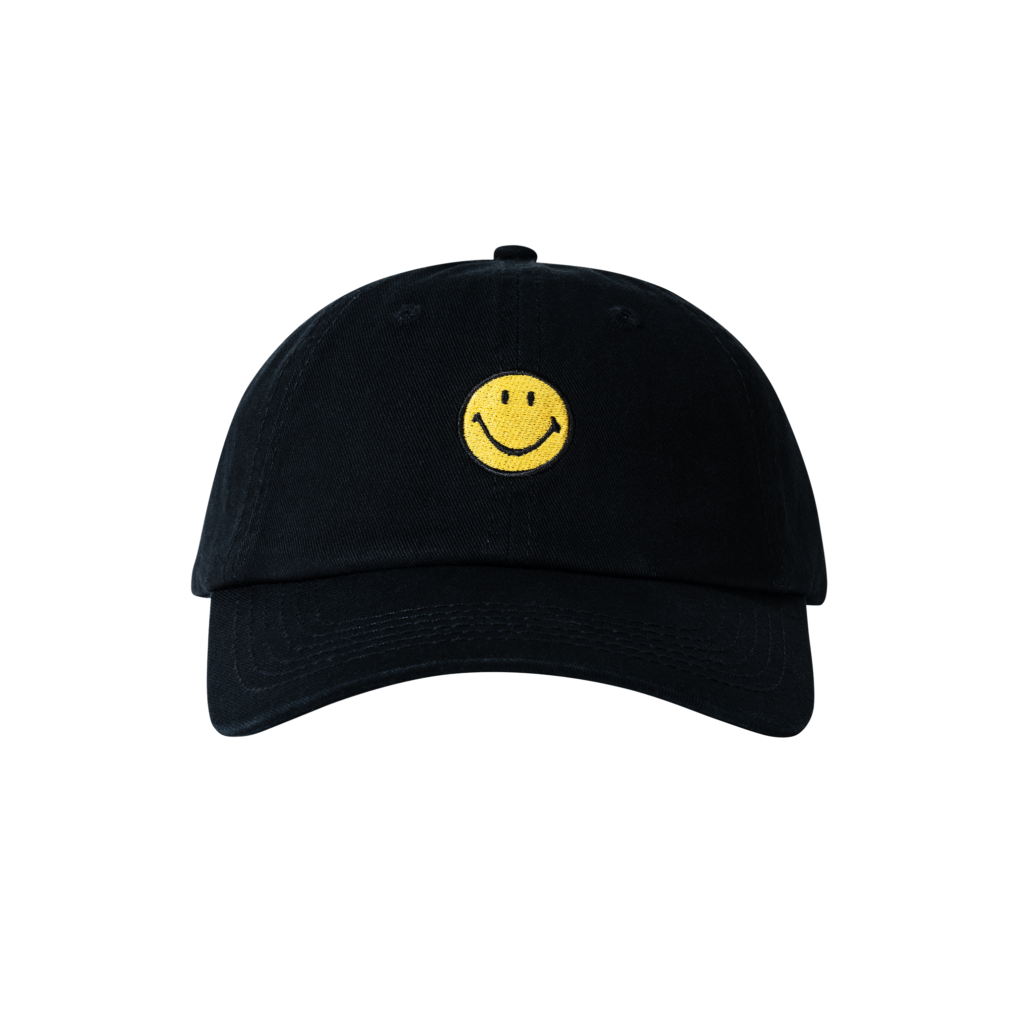 SMILEY BADGE 6 PANEL HAT