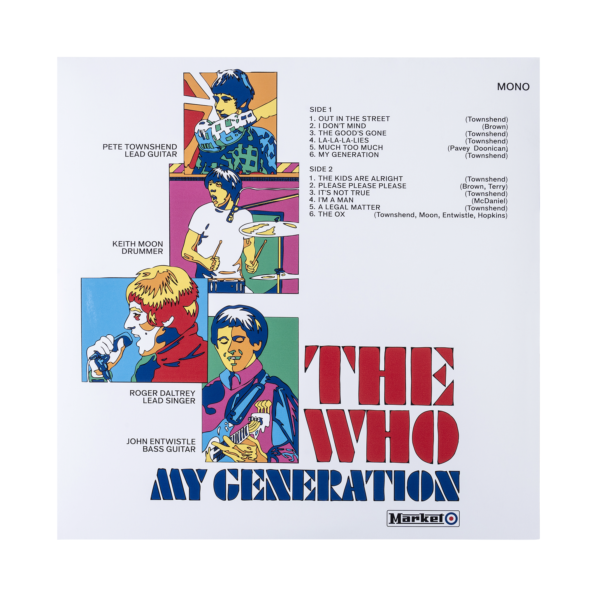 THE WHO MY GENERATION VINYL RECORD