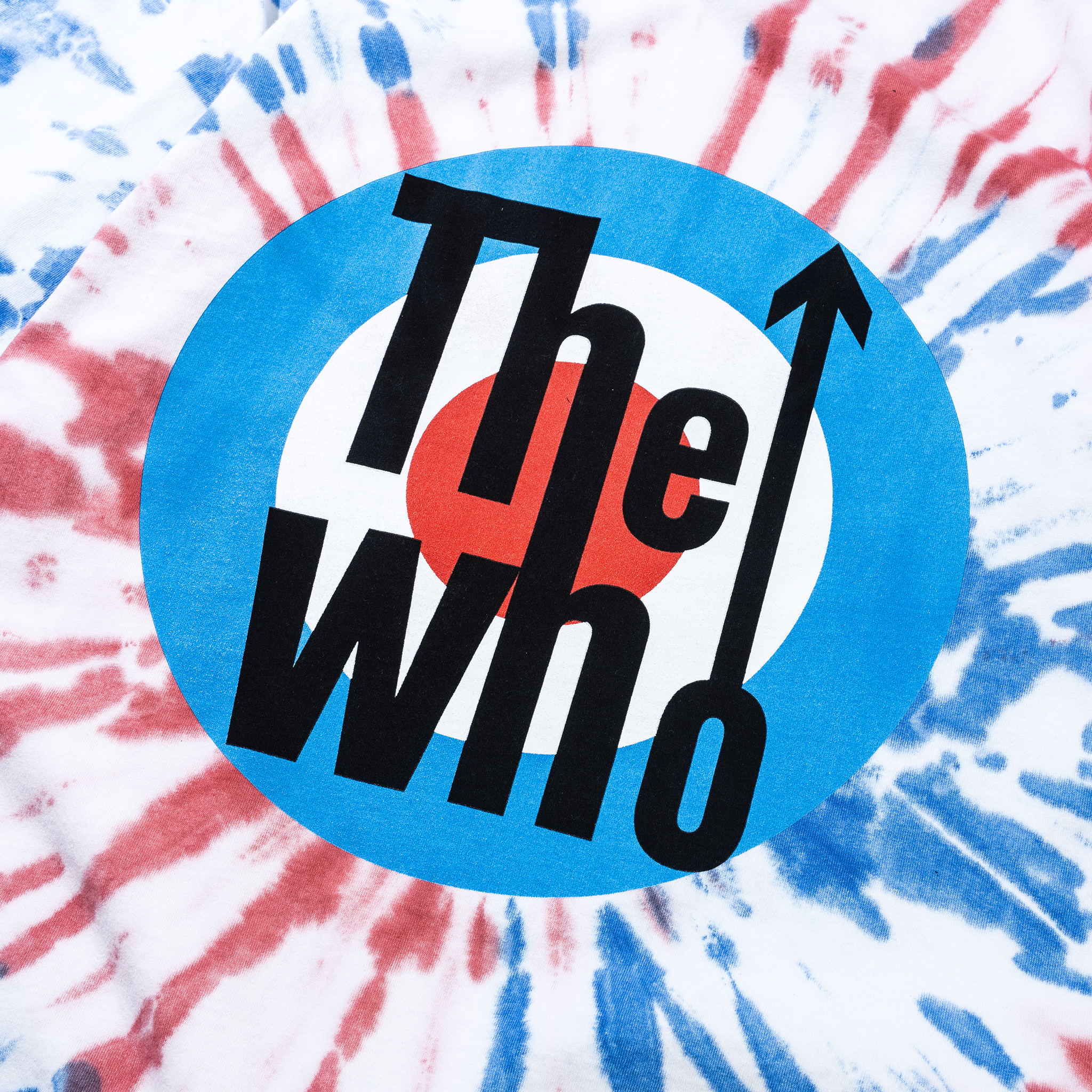 THE WHO X MARKET STUDIOS LOGO TIE DYE T-SHIRT