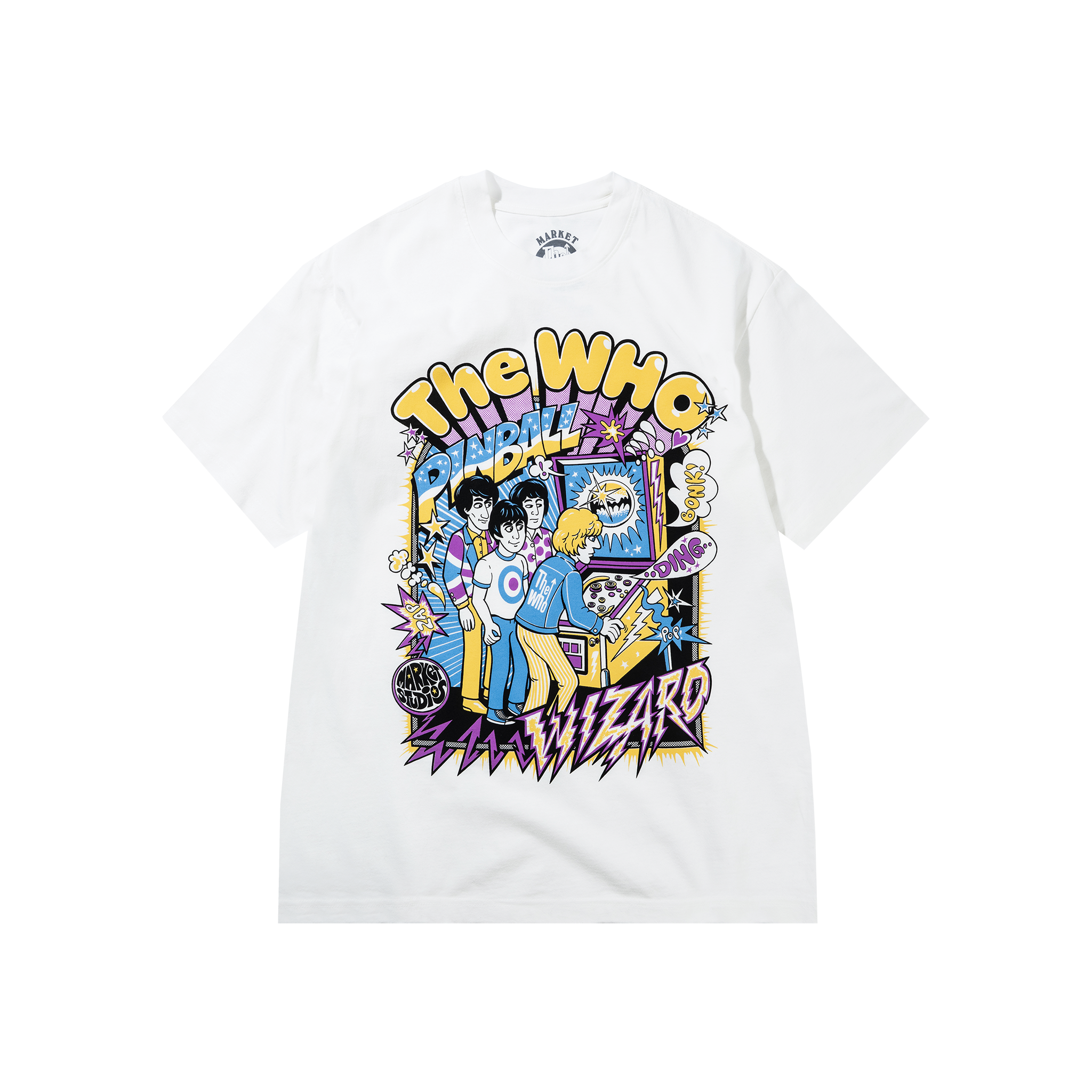 THE WHO X MARKET PINBALL PLAYERS T-SHIRT