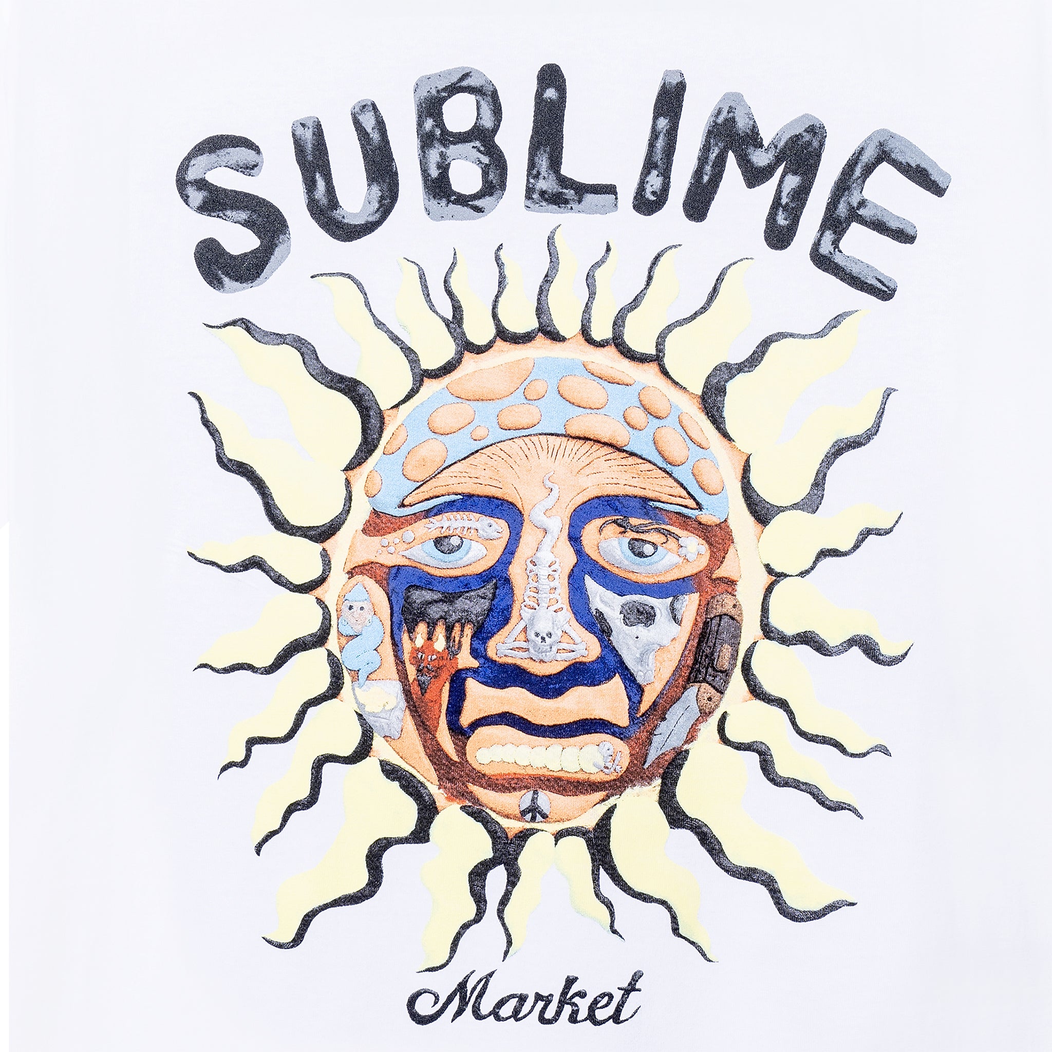 MARKET clothing brand MKT SUBLIME FREEDOM SUN T-SHIRT. Find more graphic tees, hats, hoodies and more at MarketStudios.com. Formally Chinatown Market.