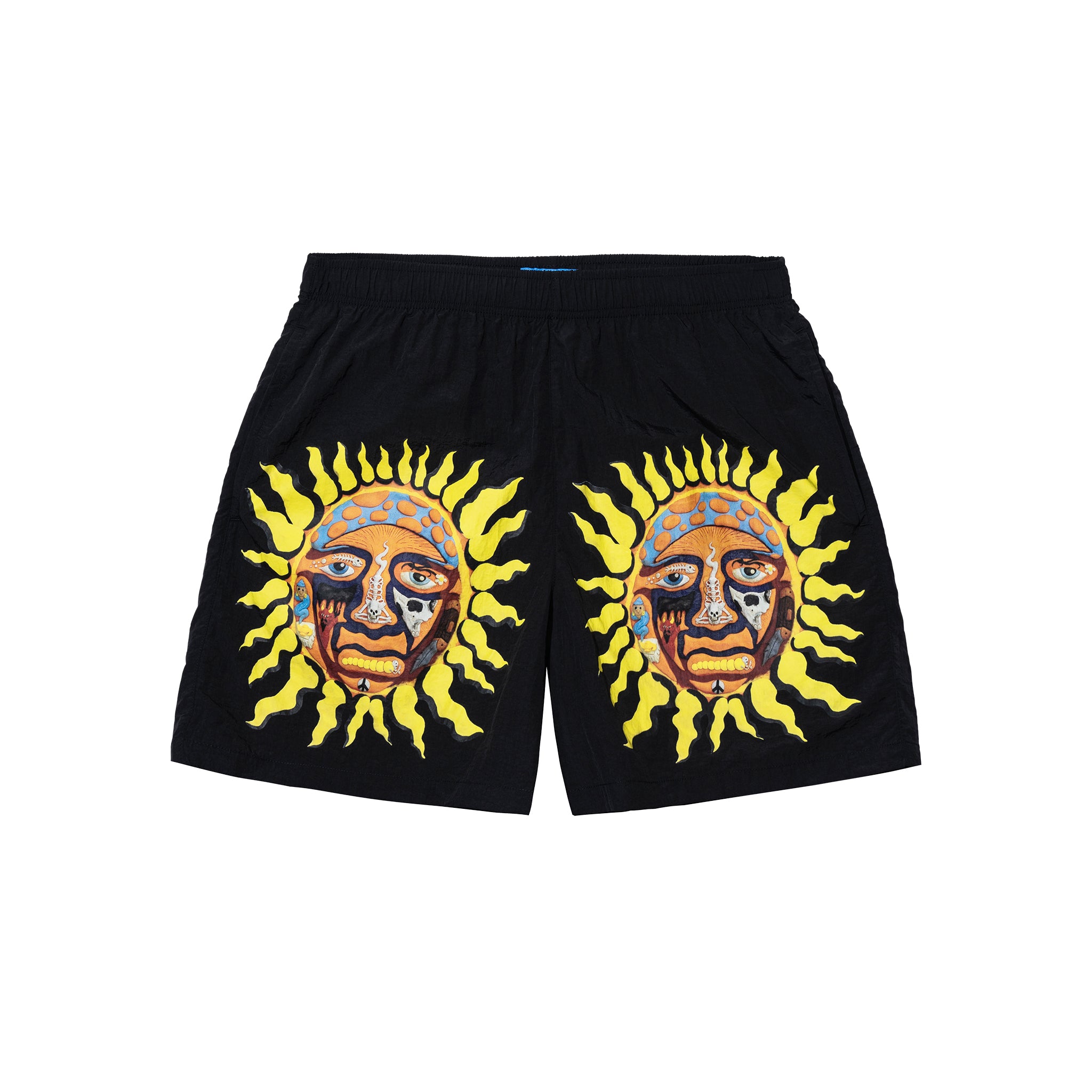 NEW CHINATOWN MARKET TIGER PATCHWORK BLACK purchases SHORTS SZ LARGE L