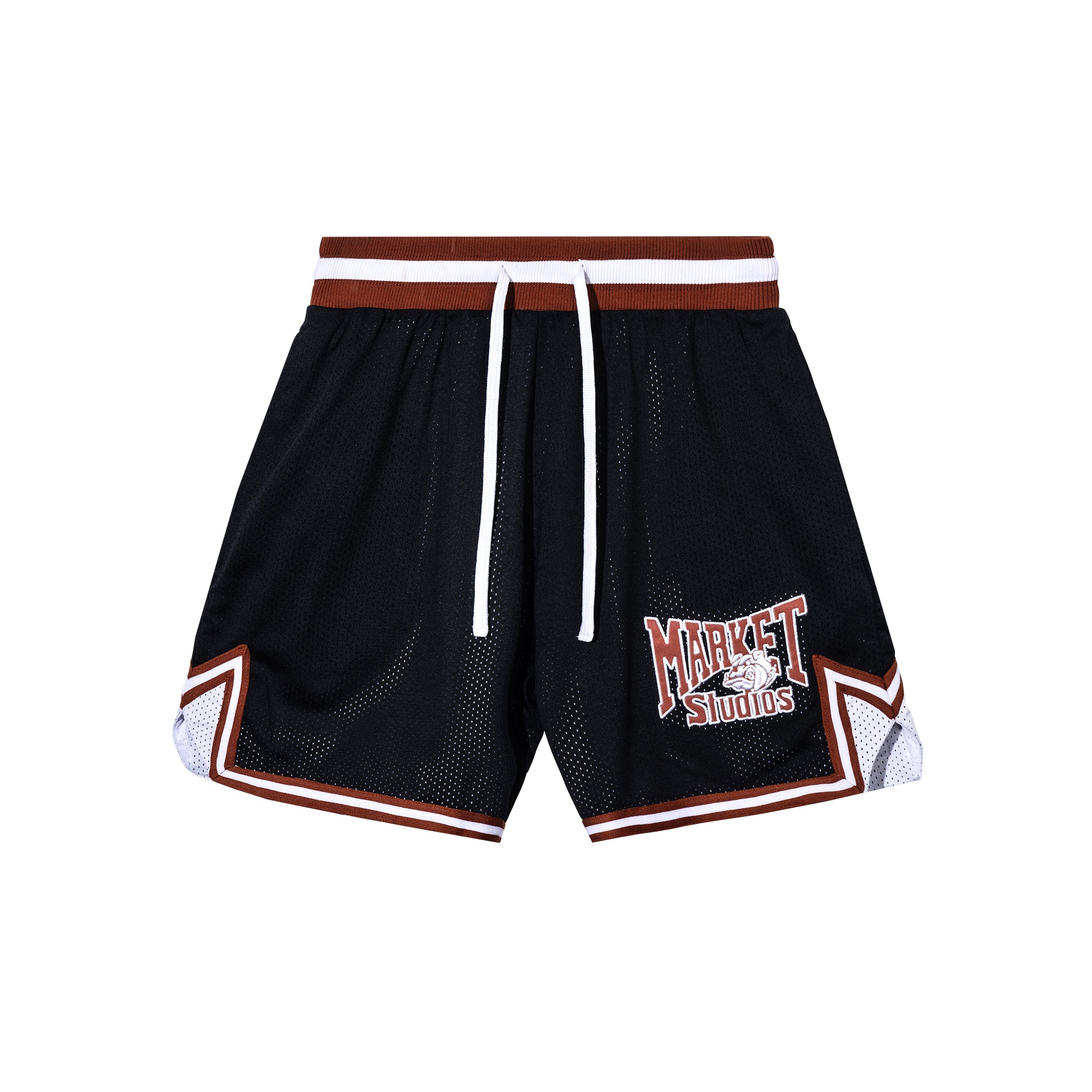 MARKET clothing brand BULLDOGS MESH SHORTS. Find more graphic tees, sweatpants, shorts and more bottoms at MarketStudios.com. Formally Chinatown Market. 