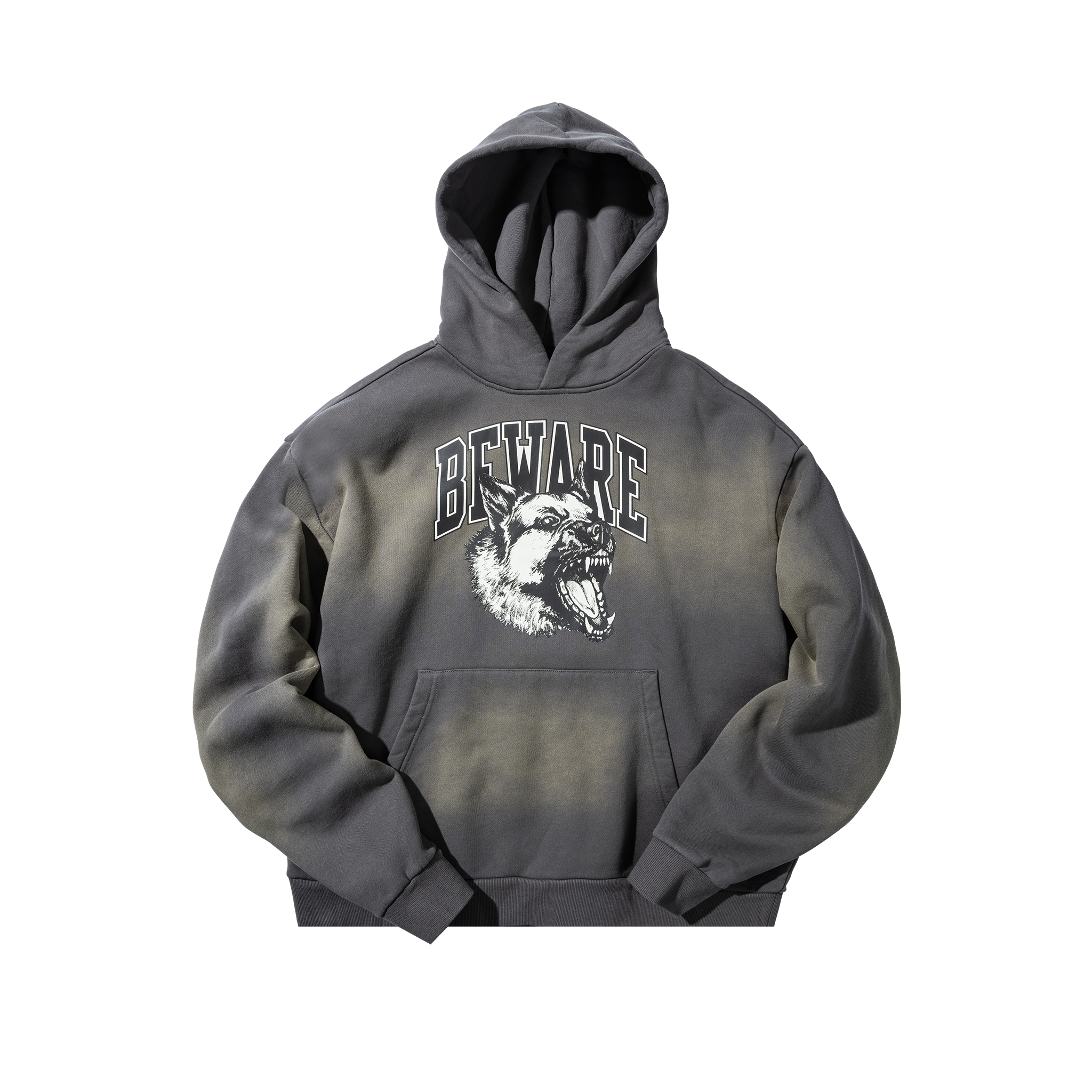 TONAL BEWARE HOODIE