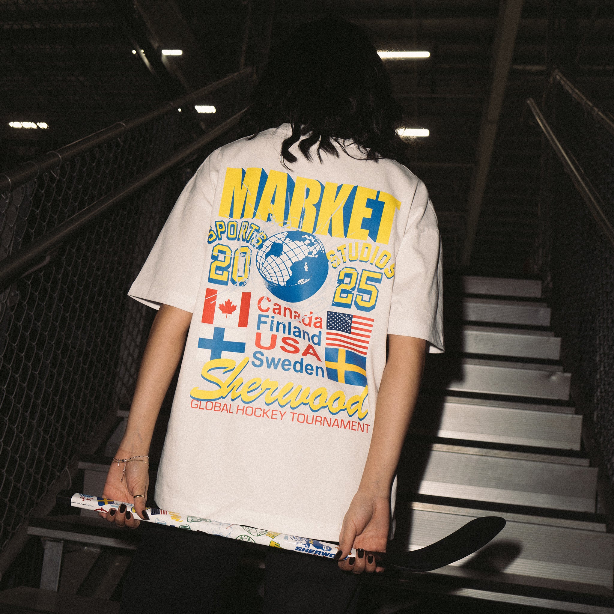 MARKET X SHERWOOD ICEBREAKER T-SHIRT