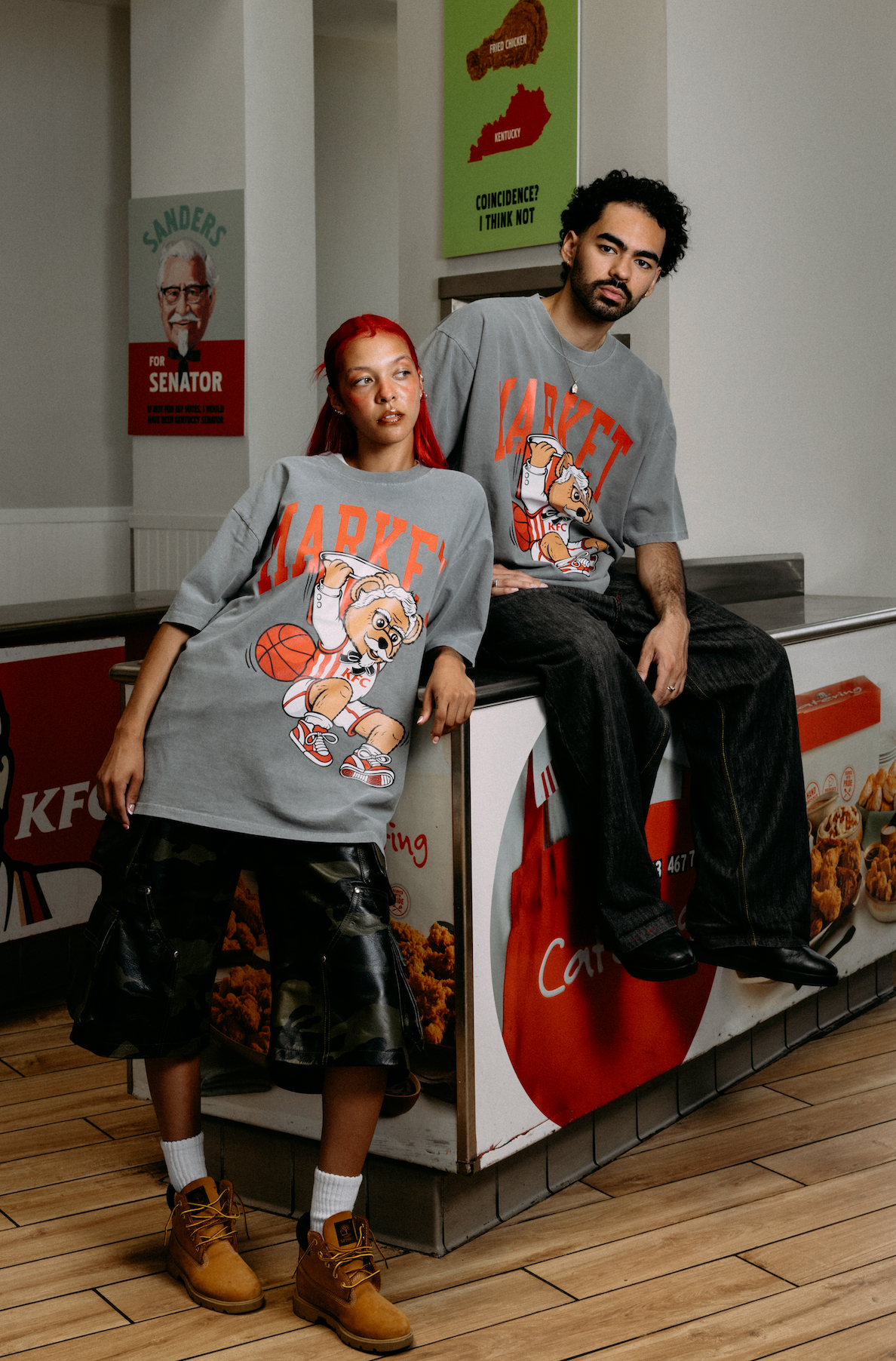 KFC & Market Studios Colonel Dunking T-Shirt