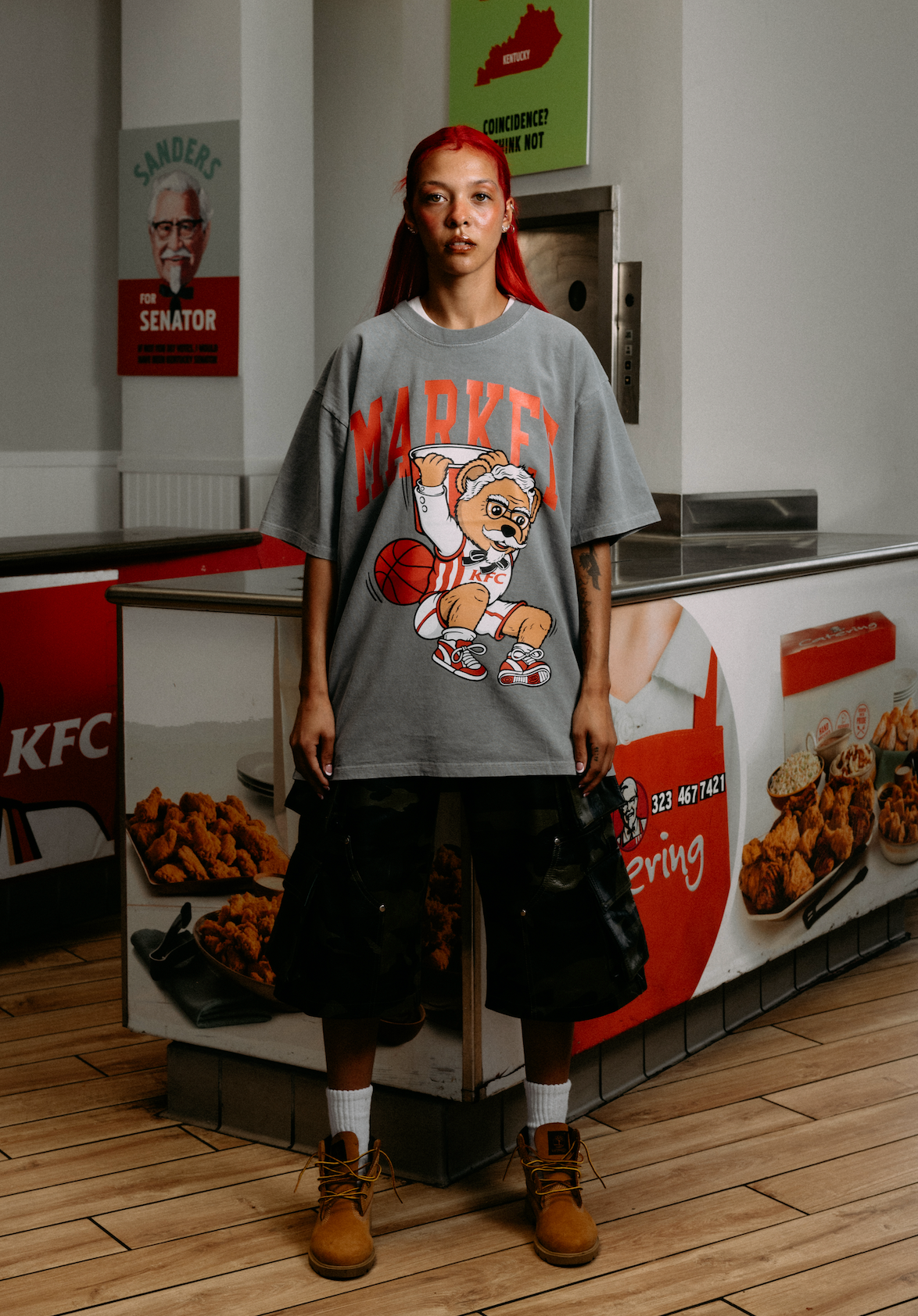 KFC & Market Studios Colonel Dunking T-Shirt