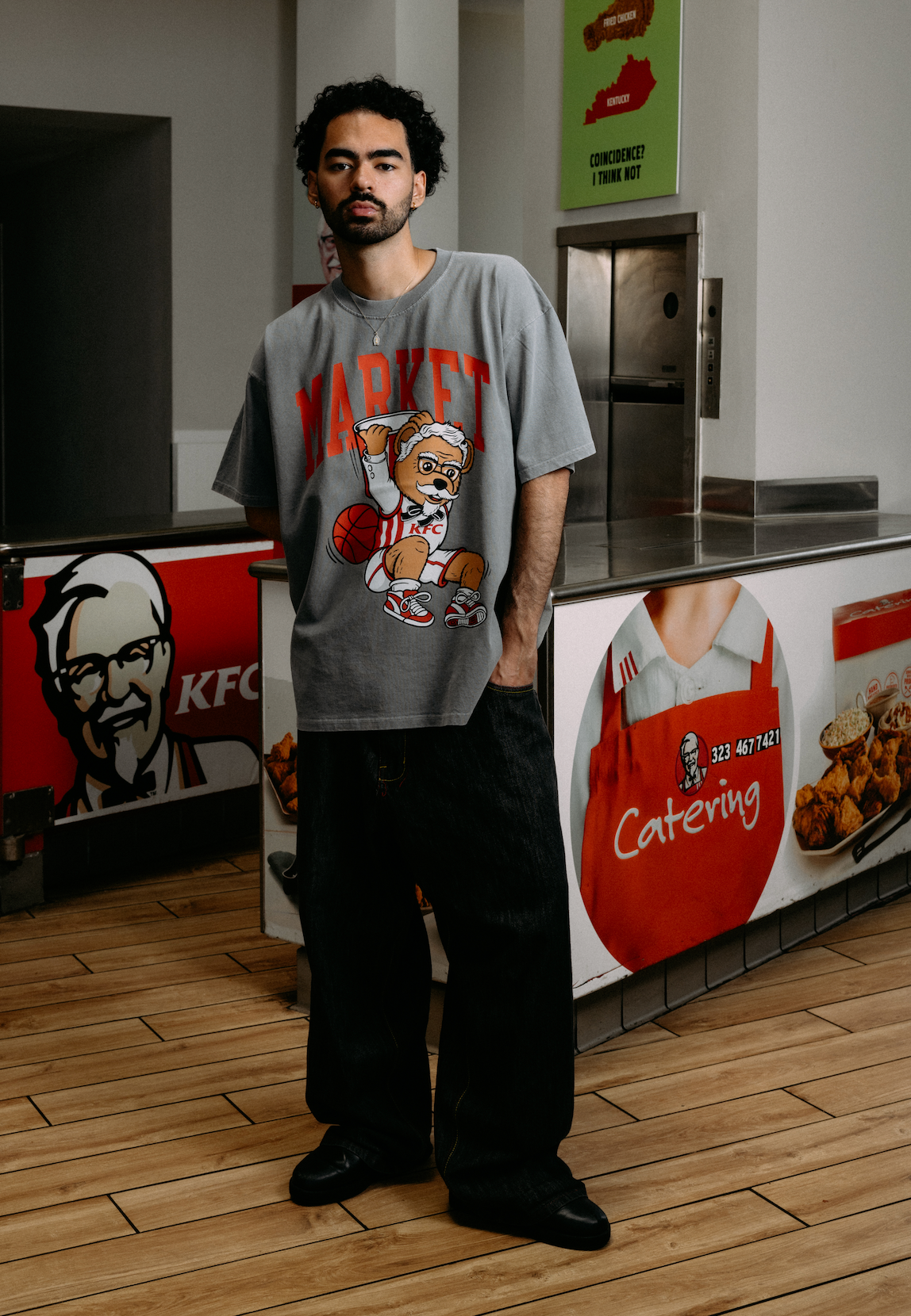 KFC & Market Studios Colonel Dunking T-Shirt