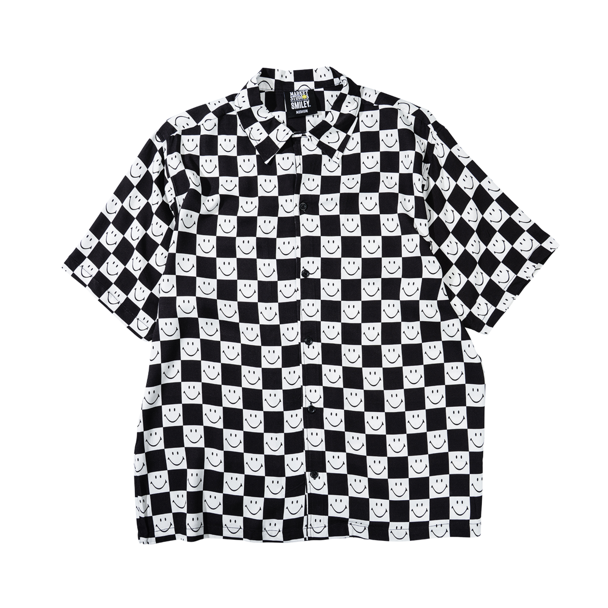 SMILEY CHECKERBOARD SS WOVEN