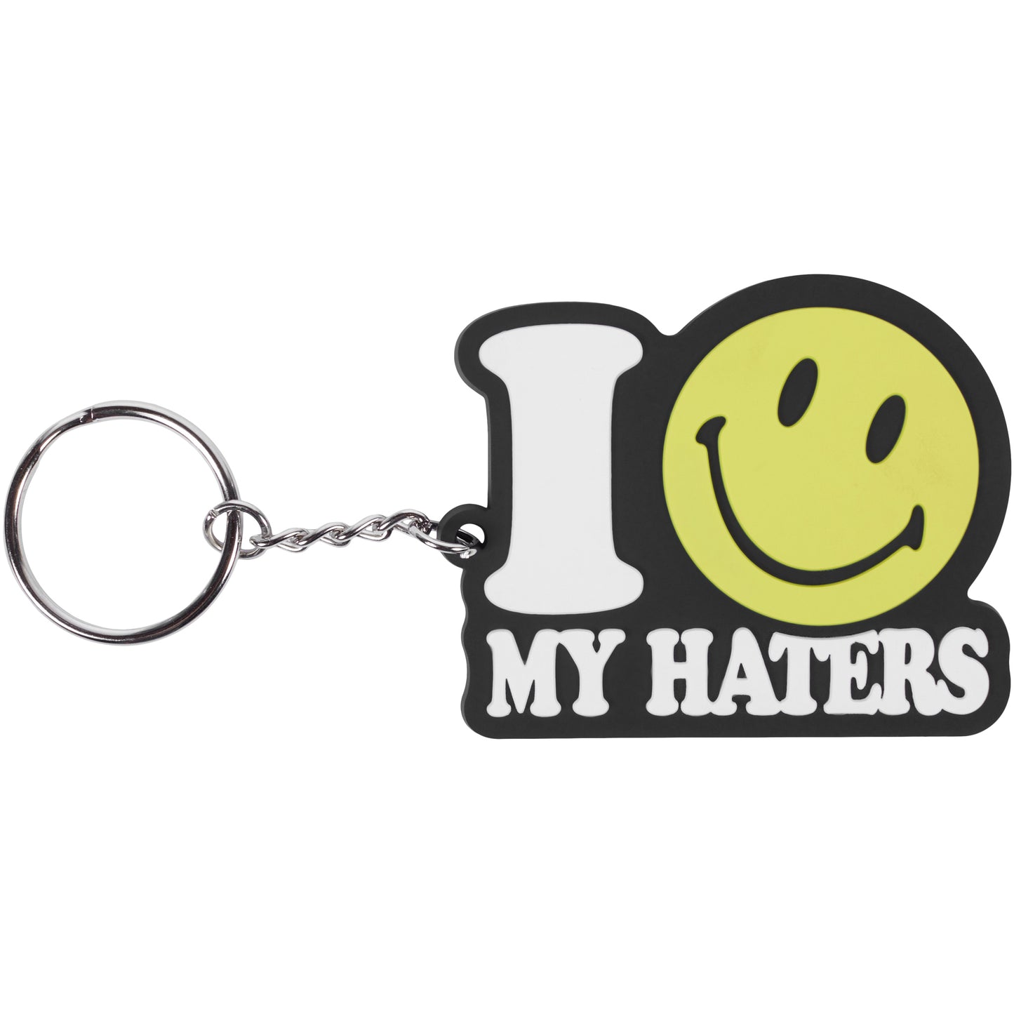 SMILEY HATERS KEYCHAIN