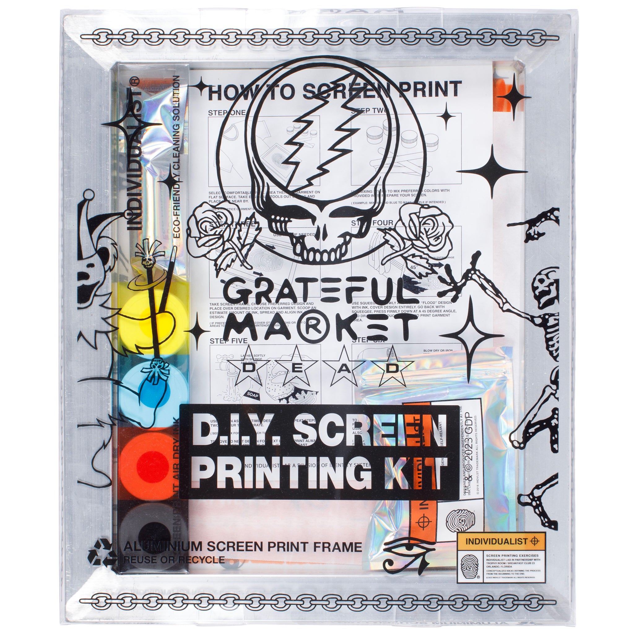 INDVLST GRATEFUL DEAD SCREENPRINTING KIT