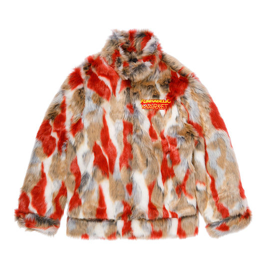 FUNKADELIC MARKET TIE-DYE SHAG JACKET