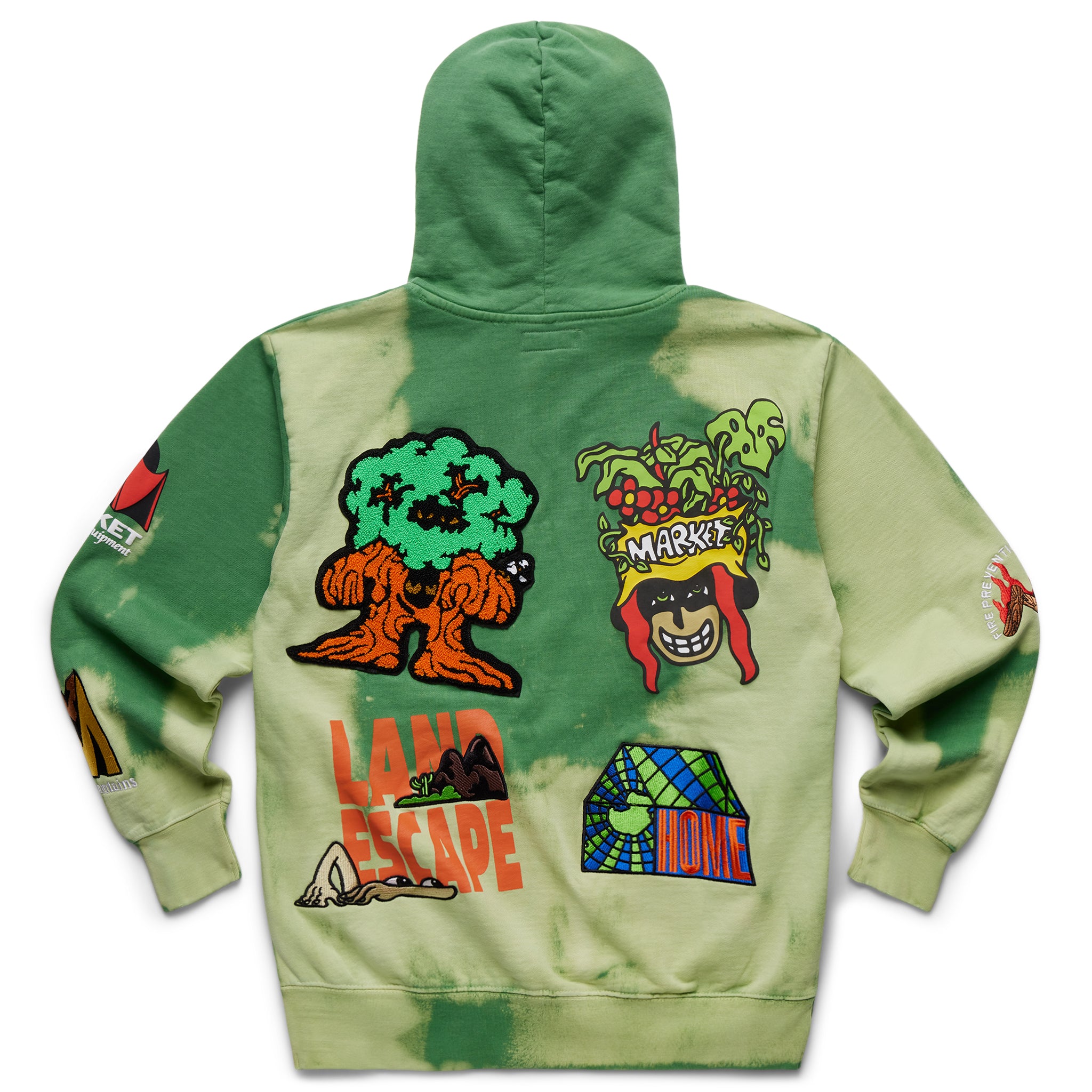 LAND ESCAPE TIE DYE HOODIE