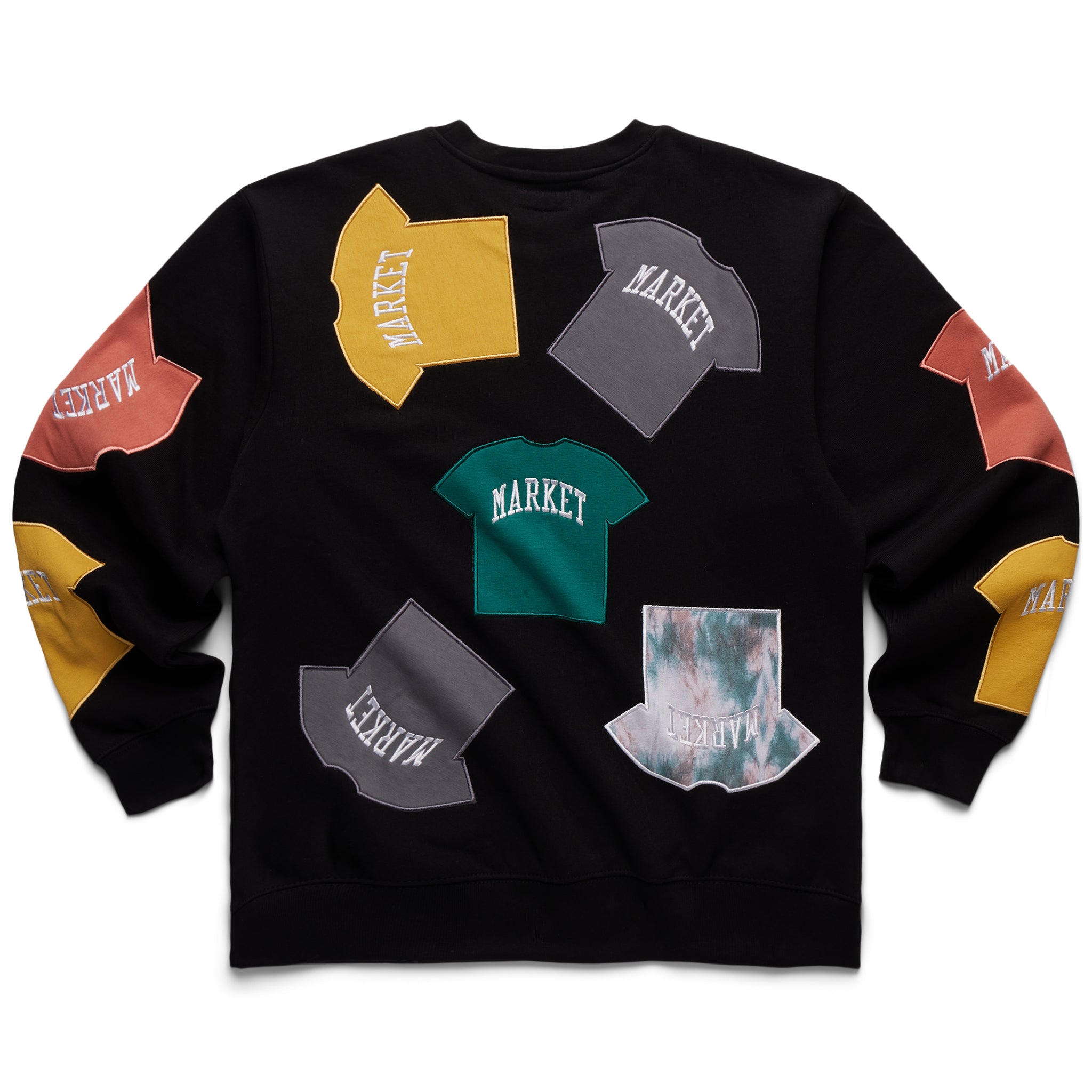 T-SHIRT PATCH CREWNECK SWEATSHIRT