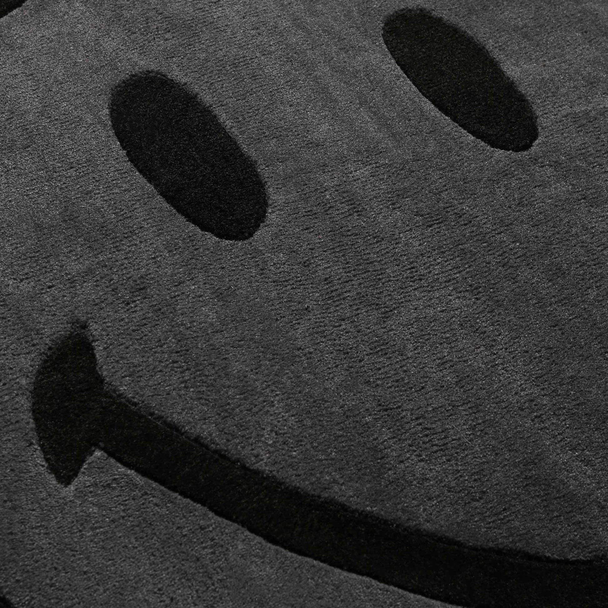 MARKET clothing brand SMILEY 6 FOOT MONOCHROME RUG. Find more homegoods and graphic tees at MarketStudios.com. Formally Chinatown Market. 