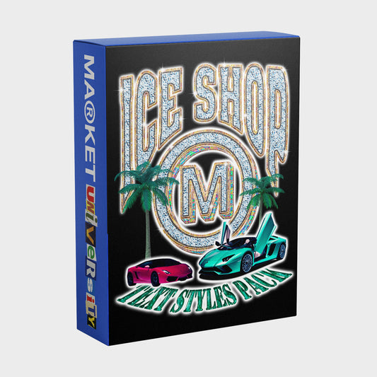ICE SHOP TEXT STYLES PACK