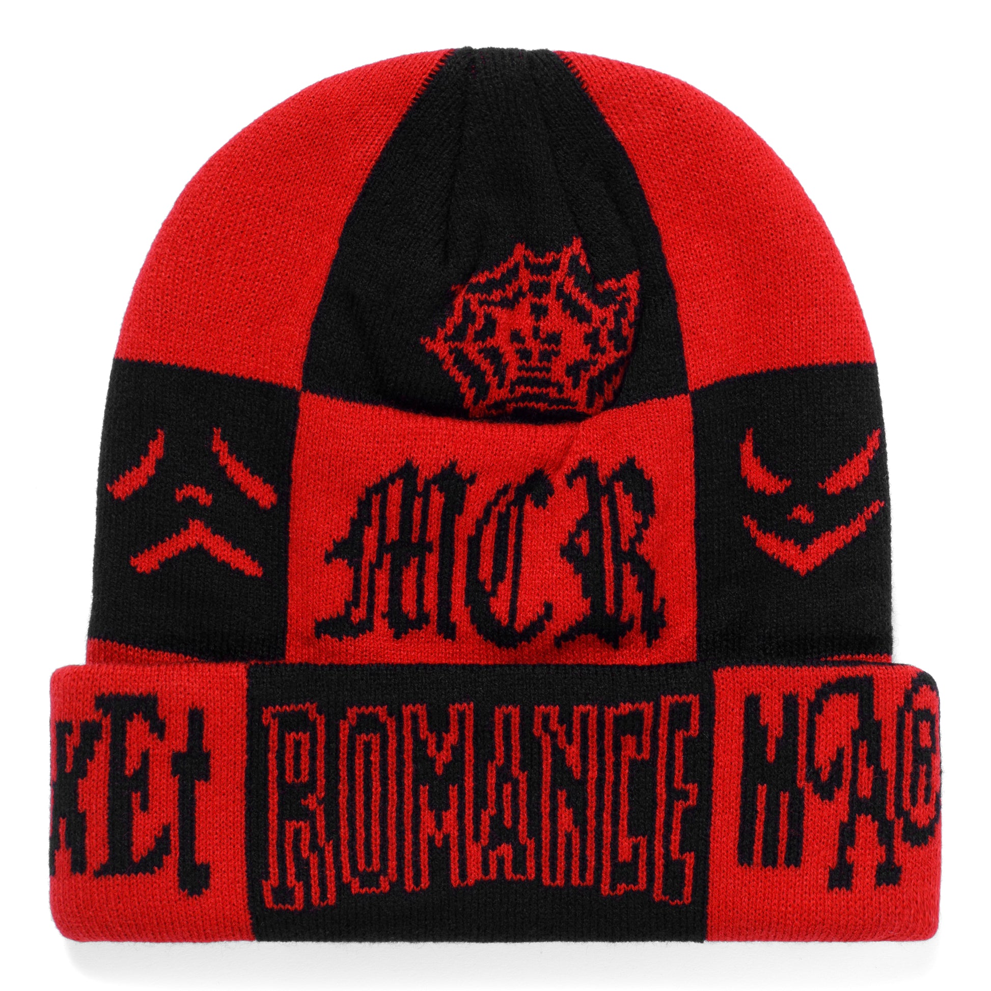MARKET clothing brand MCR CHECKERED SPIDER WEB BEANIE. Find more graphic tees, hats, beanies, hoodies at MarketStudios.com. Formally Chinatown Market. 