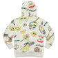 SMILEY MARKET COLORING BOOK AOP HOODIE