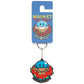 SMILEY KEEP ON SHINING RUBBER KEYCHAIN