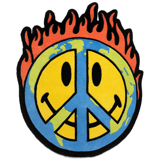 SMILEY PEACE BE WORRY RUG