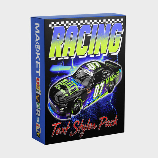 RACING TEXT STYLES PACK