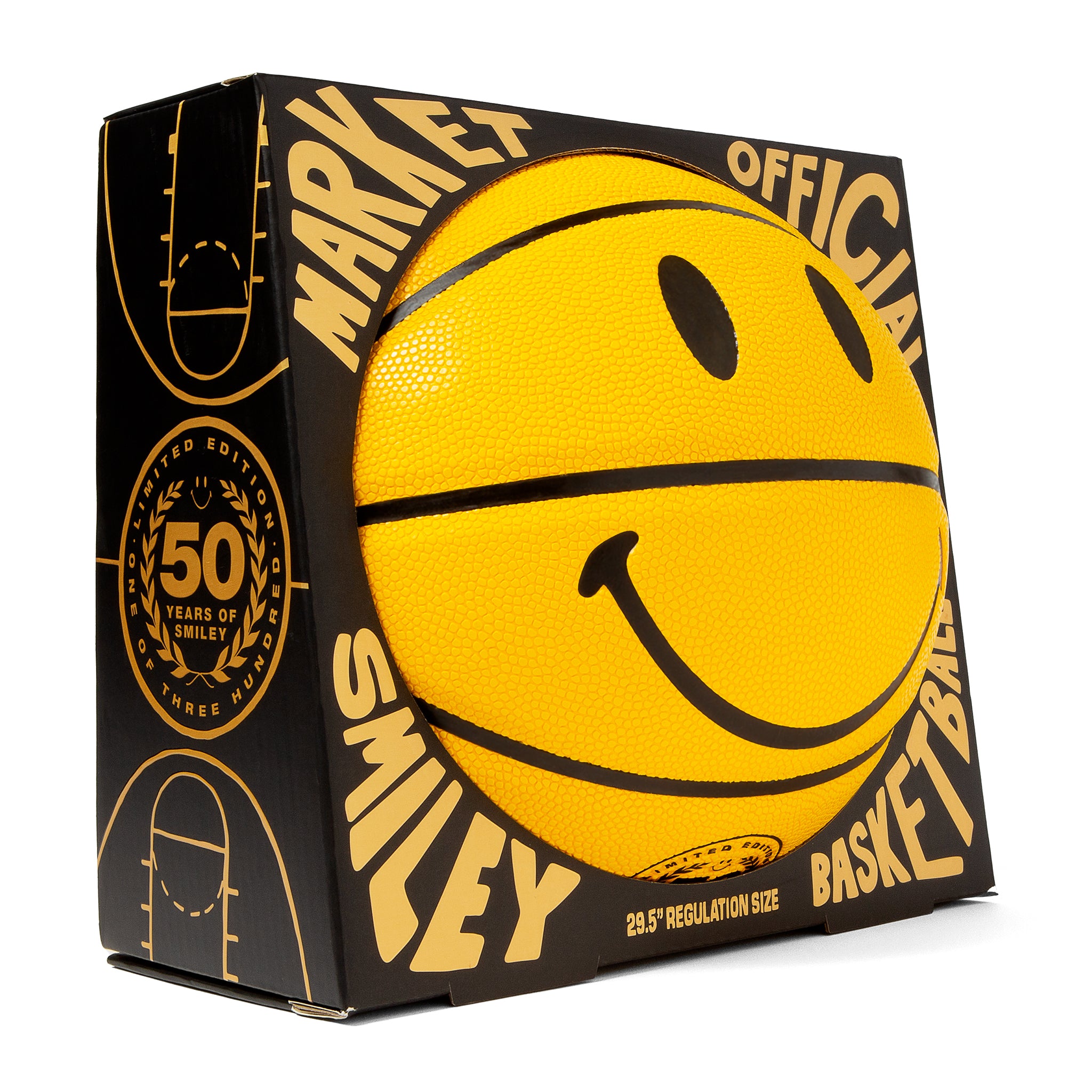 SMILEY 50TH ANNIVERSARY BASKETBALL