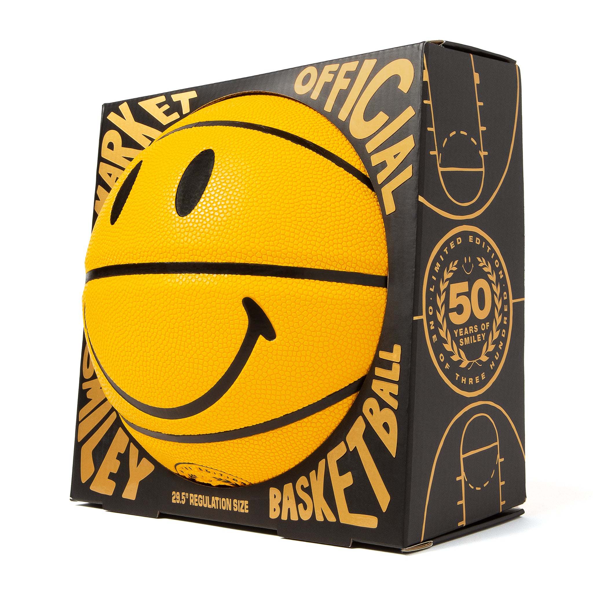 SMILEY 50TH ANNIVERSARY BASKETBALL