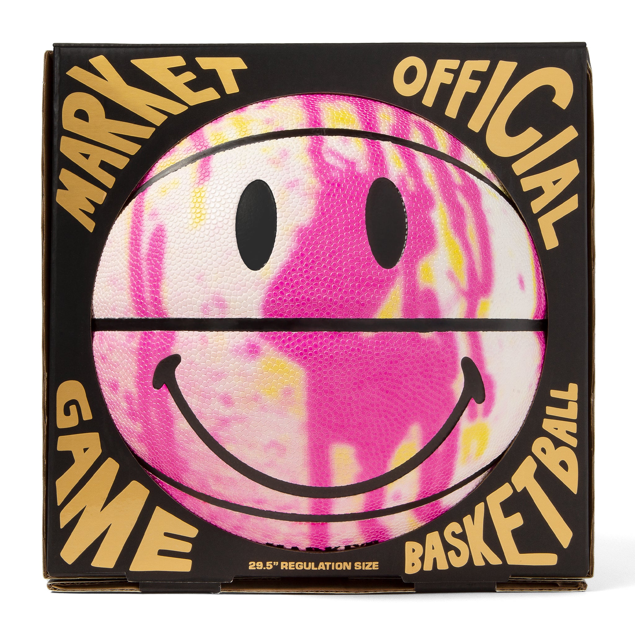 SMILEY 50TH ANNIVERSARY SPLATTER BASKETBALL BY MR A