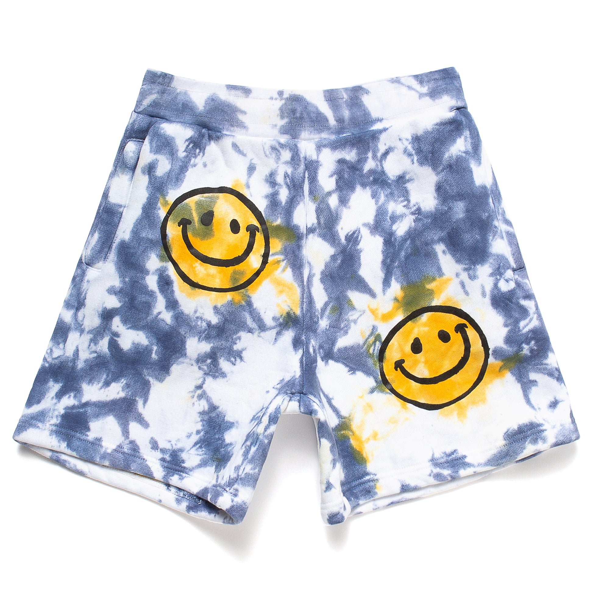 MARKET clothing brand SMILEY SUN DYE SWEATSHORTS. Find more graphic tees, sweatpants, shorts and more bottoms at MarketStudios.com. Formally Chinatown Market. 